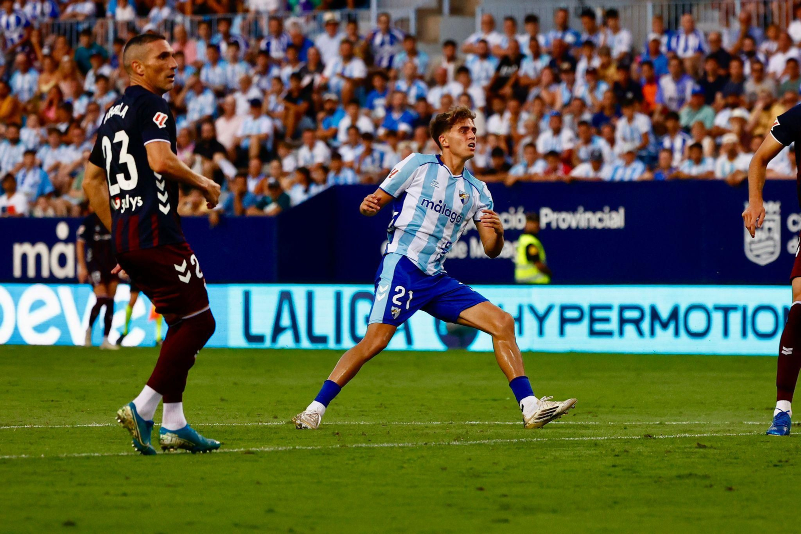 El Málaga CF - SD Eibar, en fotos