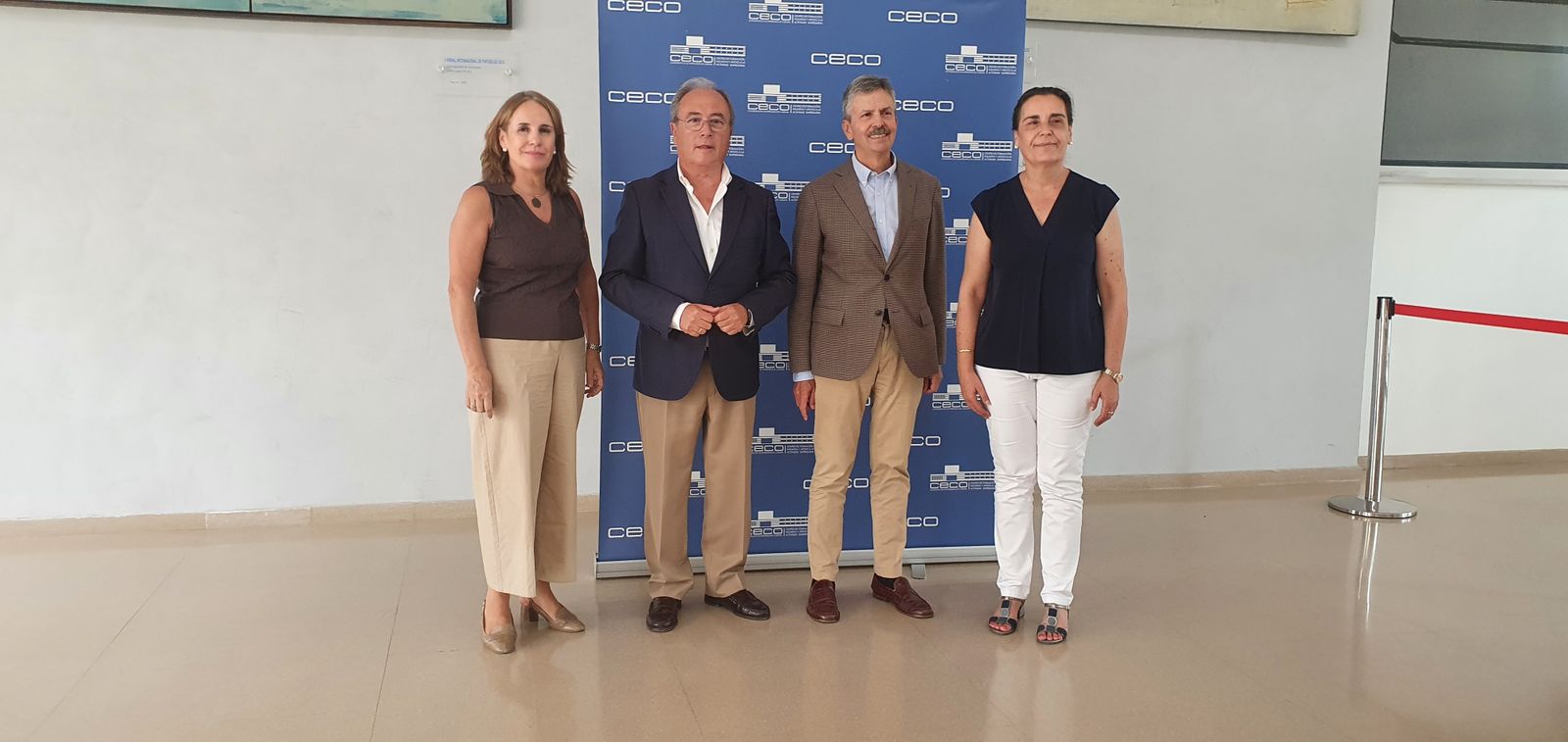 Antonia Fernández, Antonio Díaz, José Luis Navarro y Eva Noguero.