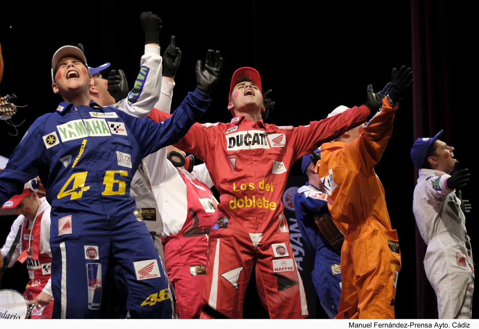 La chirigota 'Los de la parrilla'.