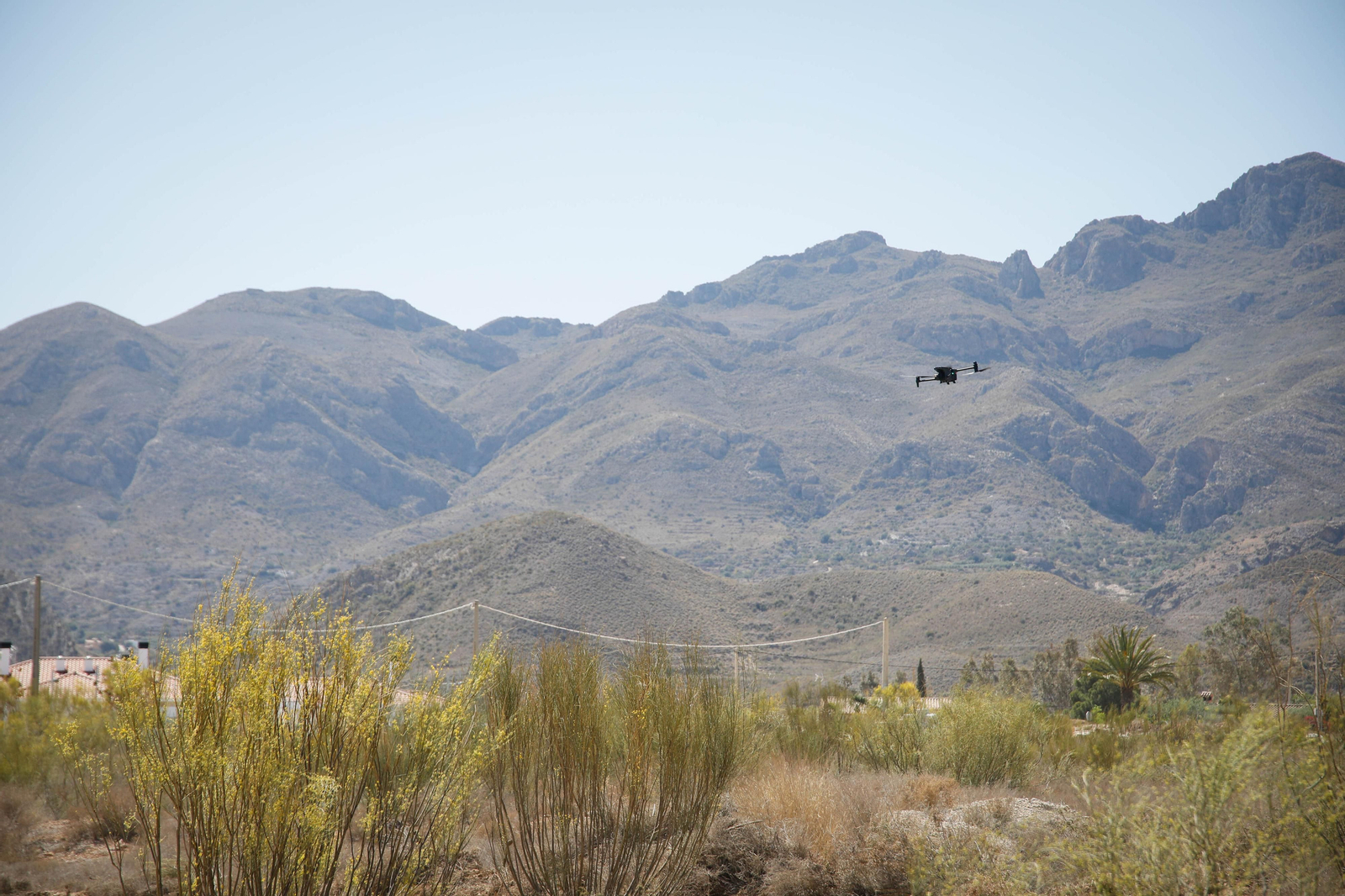 Así se ha vivido el simulacro de incendio forestal en Turre