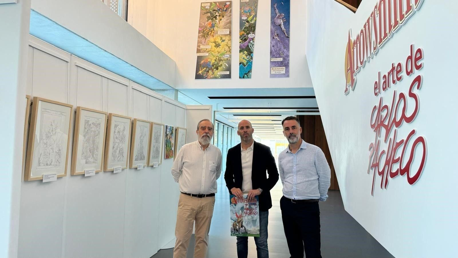 Inauguración de la exposición Arrowsmith, protagonizada por el arte de Carlos Pacheco. Inauguración de la exposición Arrowsmith, protagonizada por el arte de Carlos Pacheco.