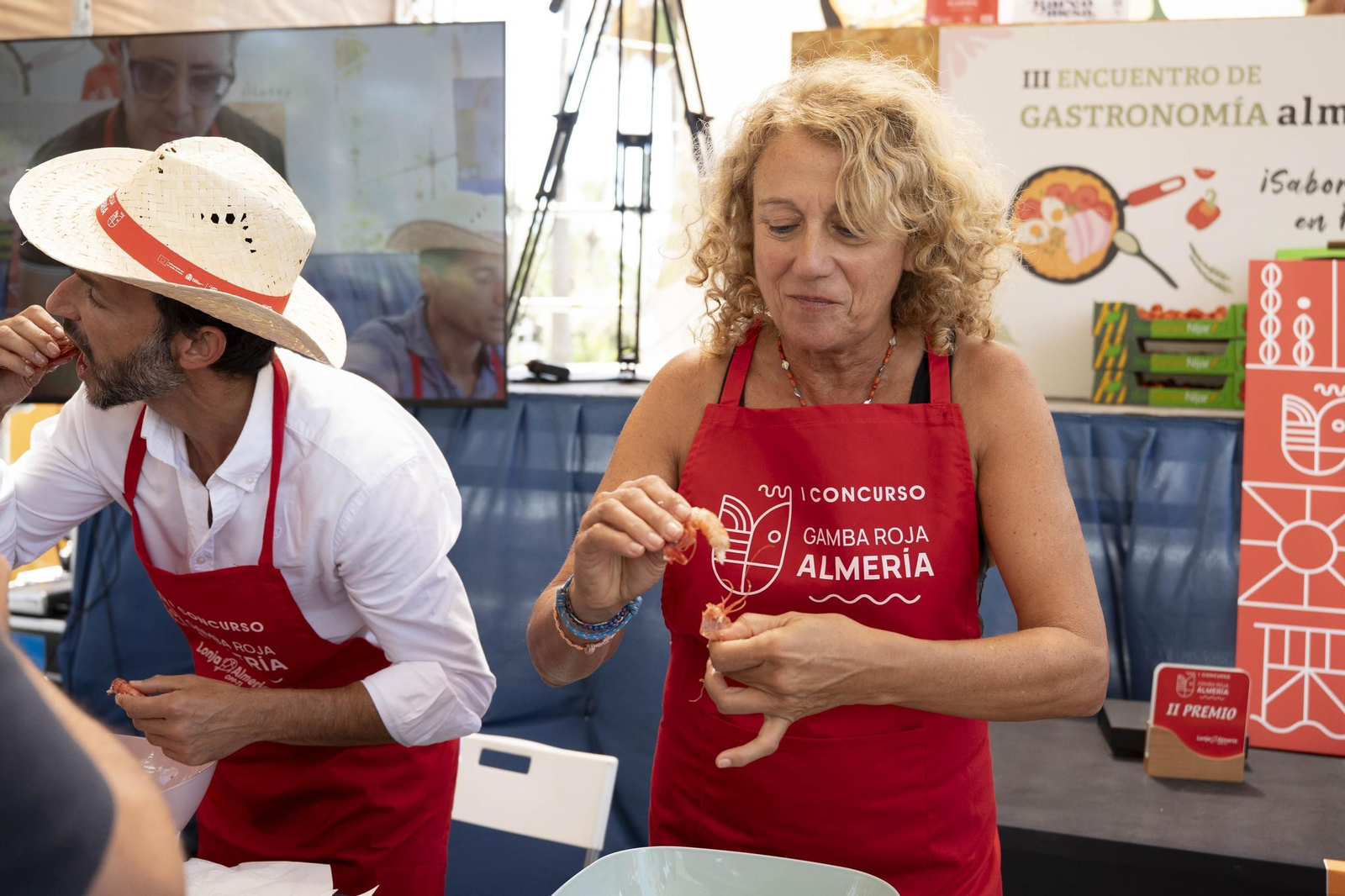 En imágenes: el I Concurso de Gamba Roja de la Feria de Almería