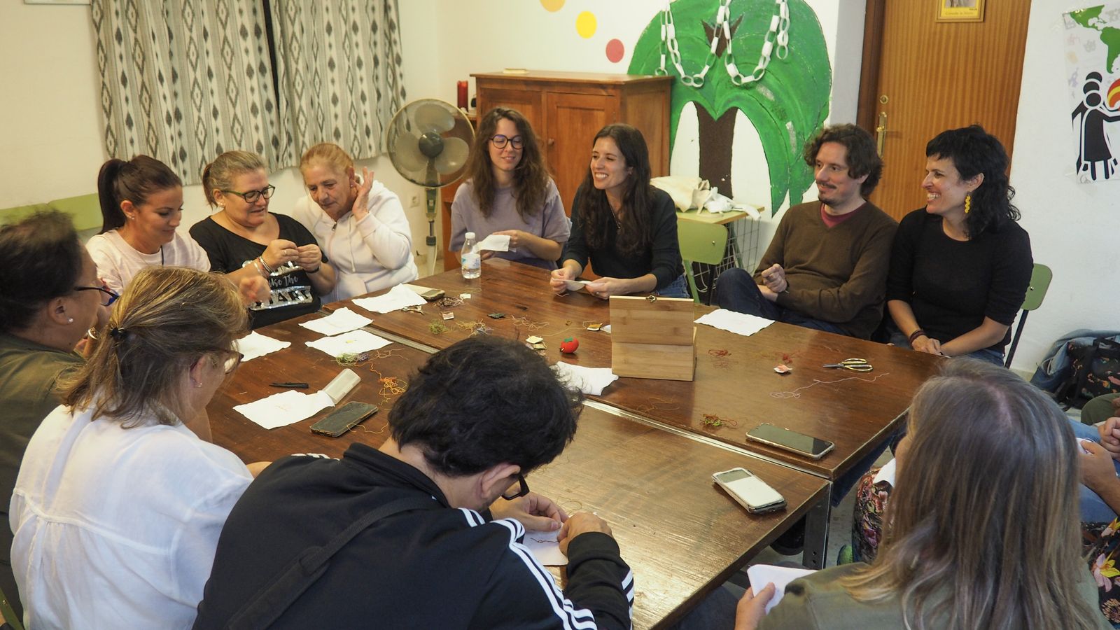 Taller de bordado de Inés Grau dentro del proyecto Córdoba Ciudad de las Ideas