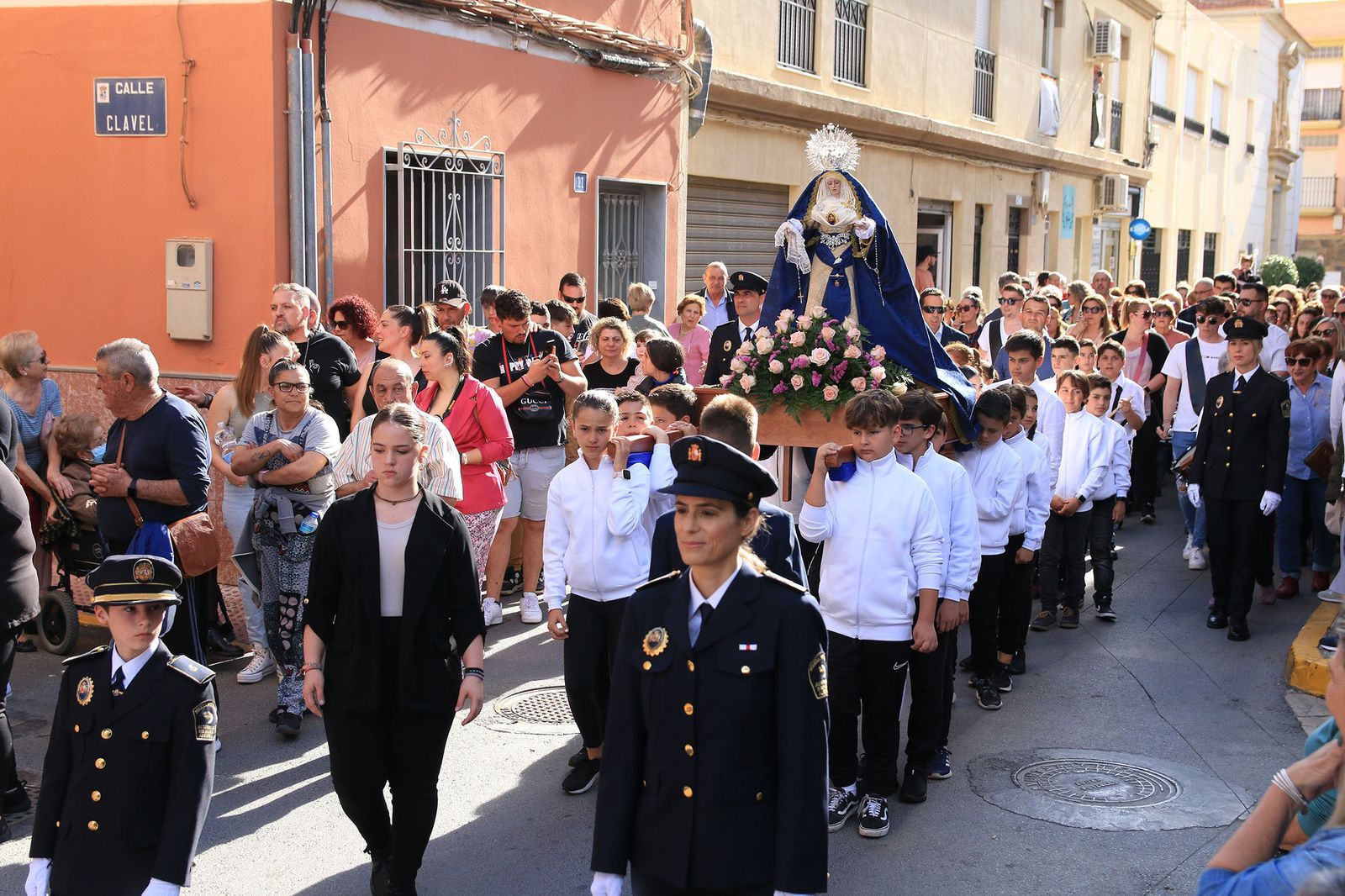 La procesión infantil de La Estrella de Viator