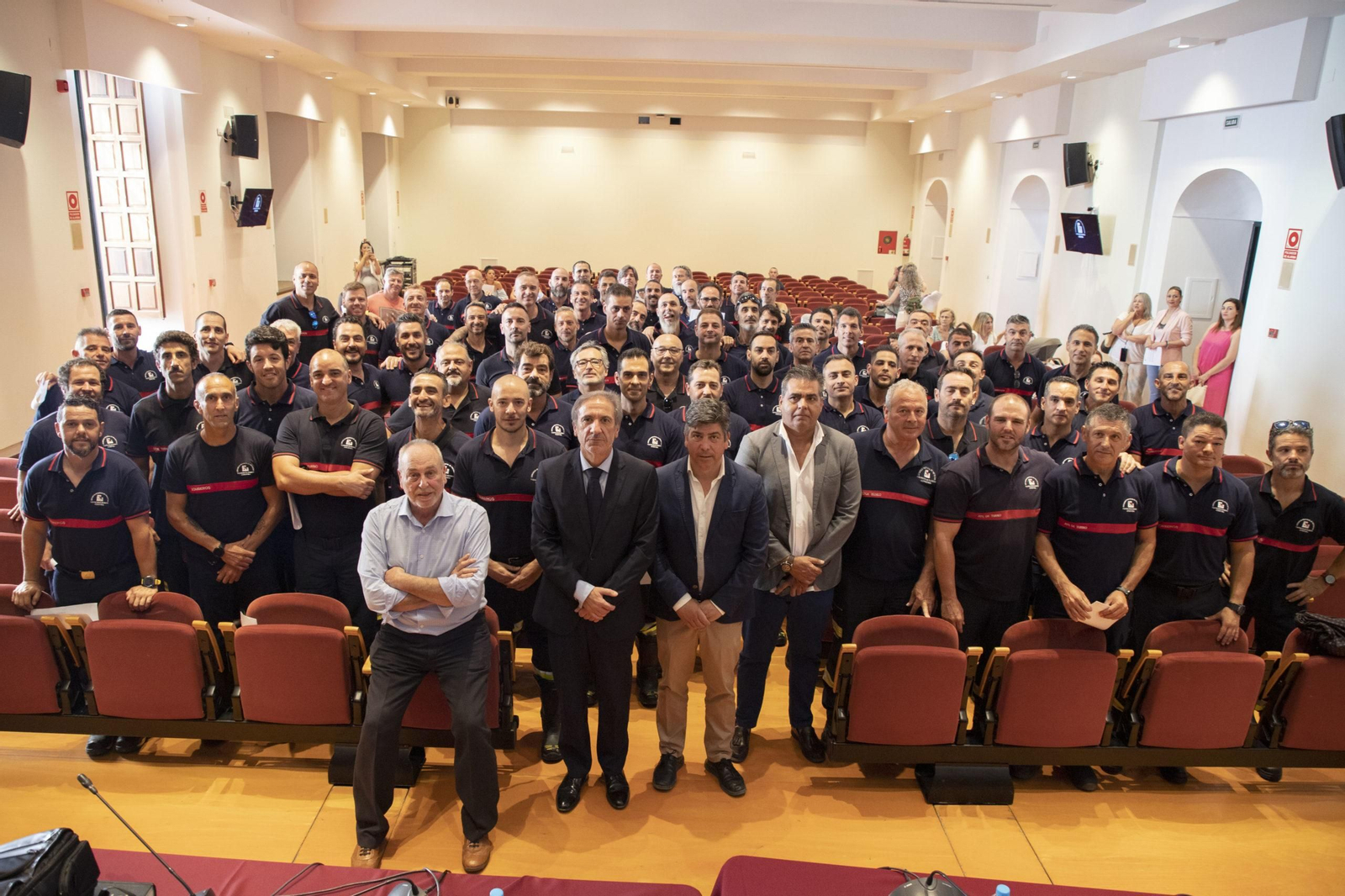 Toma de posesión de los efectivos.