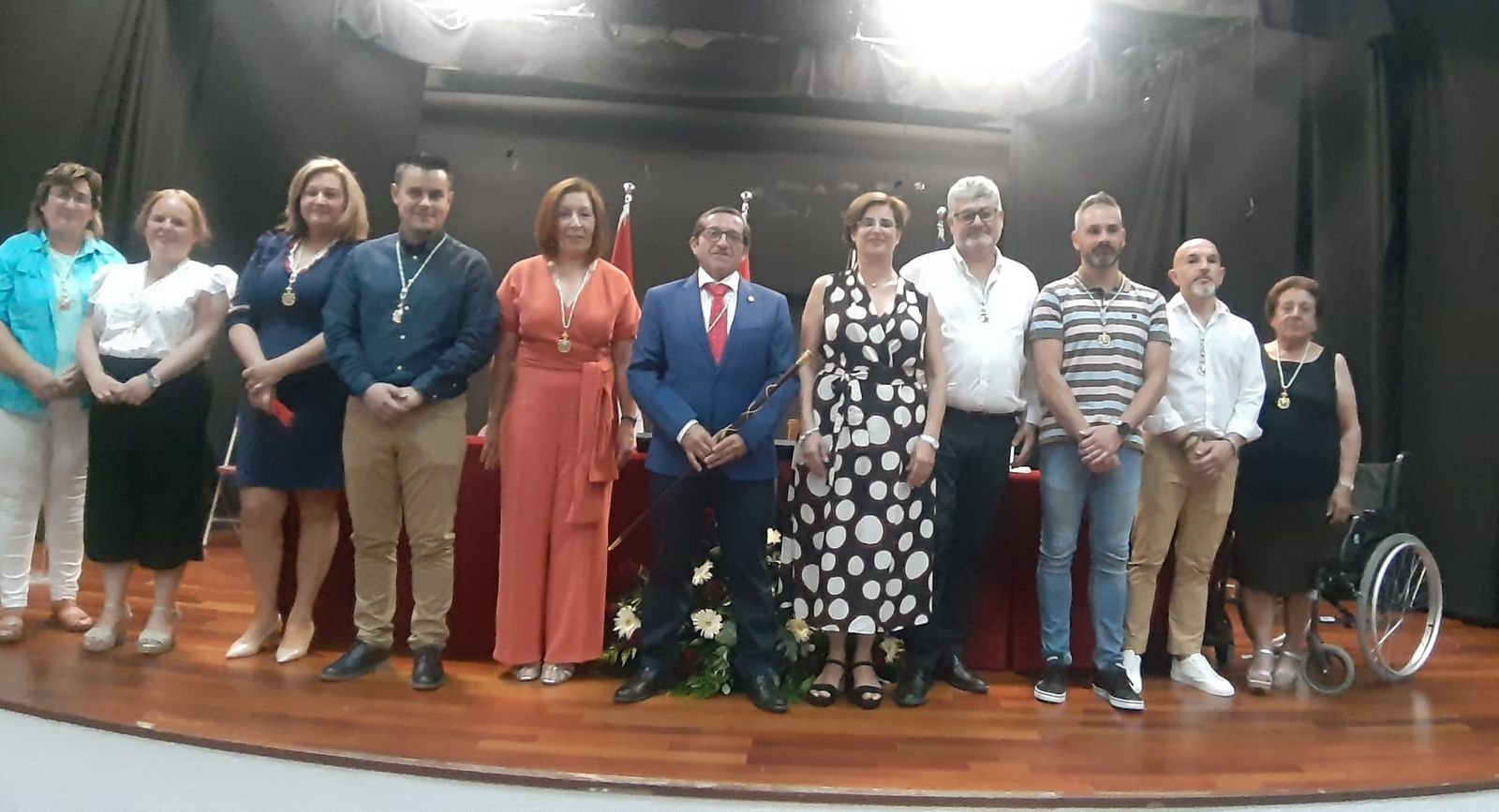 Imagen del acto de toma de posesión del nuevo alcalde, celebrado este domingo.