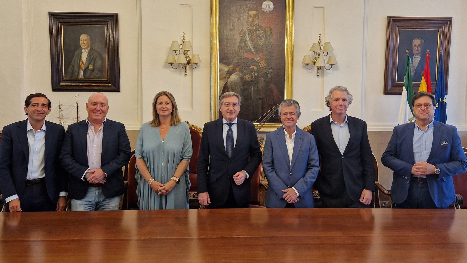 Manuel Gonzalez, Pedro Costa, Angie Moreno, Rafael Carmona,  Elisardo Sánchez, Ángel Pulido y Antonio Castaño.