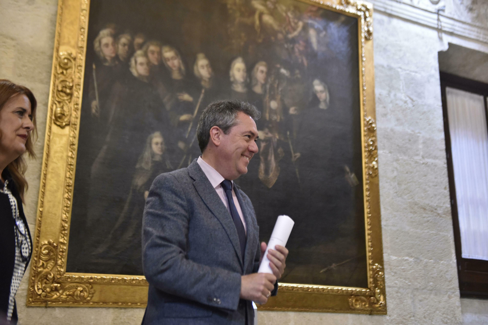 Espadas durante la presentación del borrador de las cuentas para 2020.