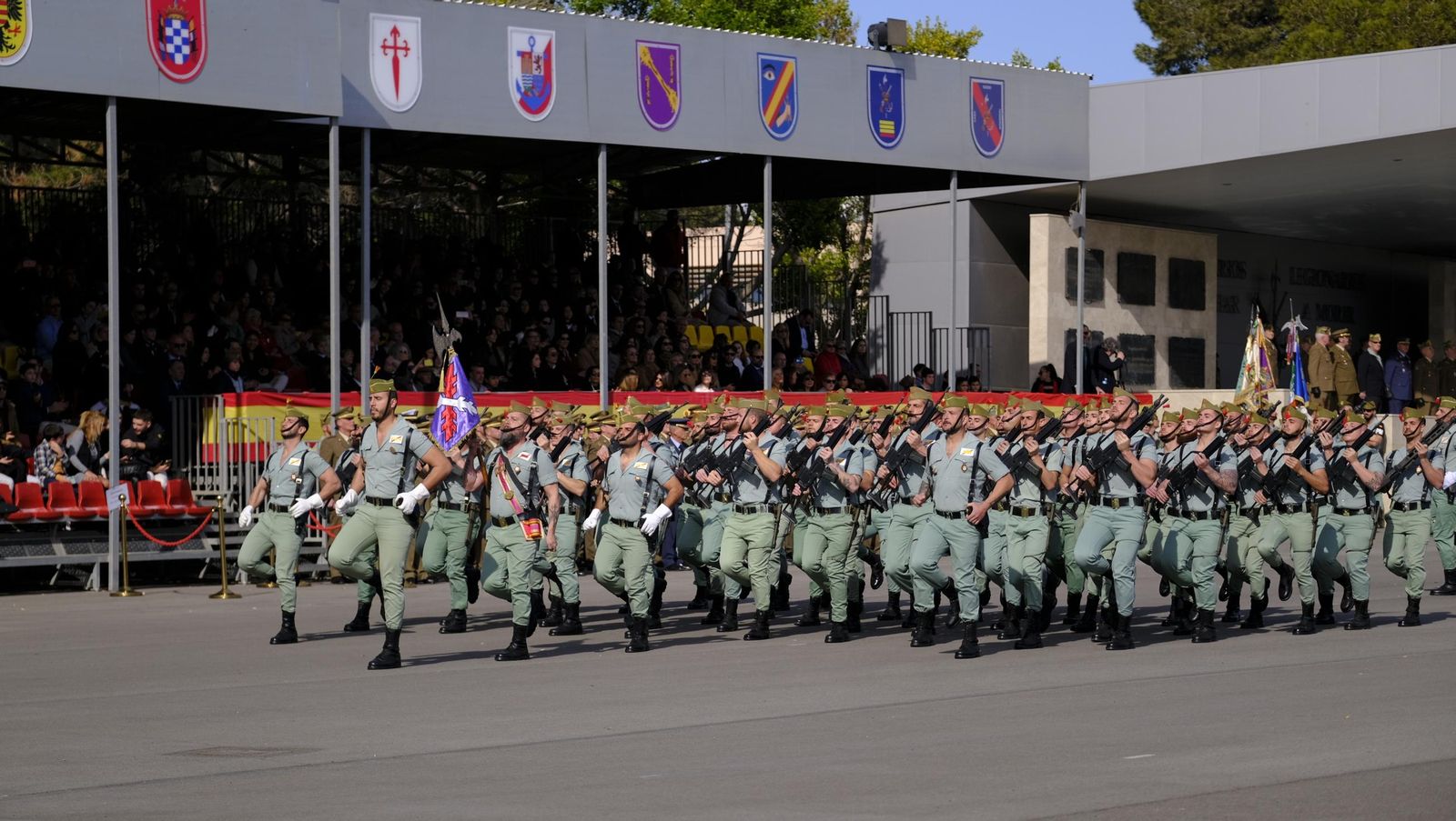 Conmemoración del Combate de Edchera en la Base Álvarez de Sotomayor de La Legión, en imágenes