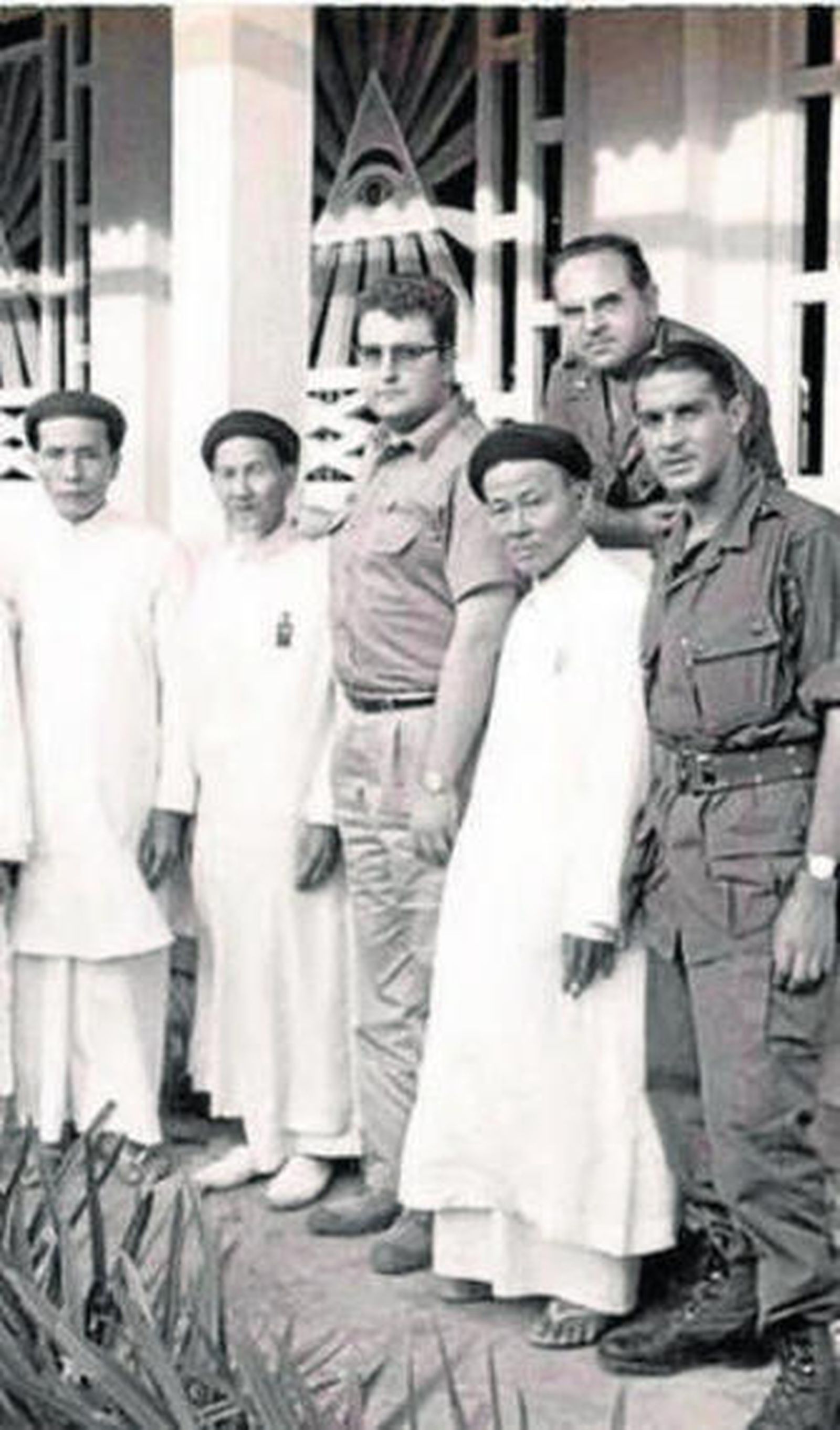 Algunos de los médicos en 1969.