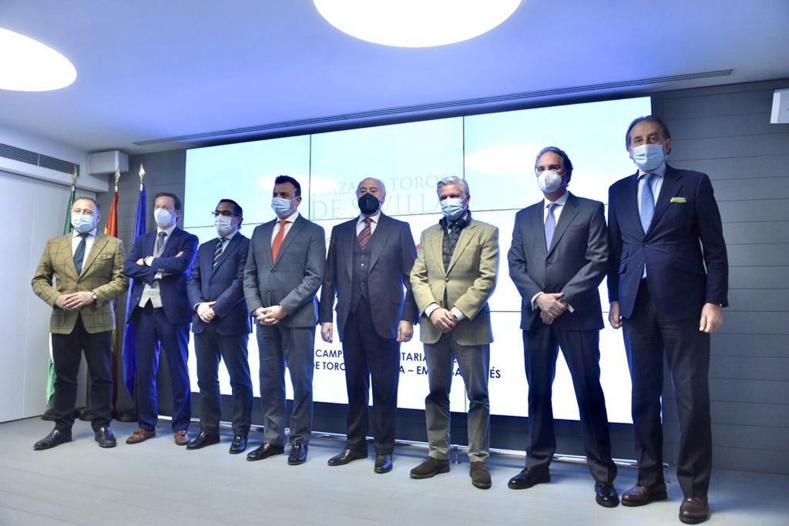 Presentación de la campaña publicitaria de la temporada taurina de 2022 en Sevilla.