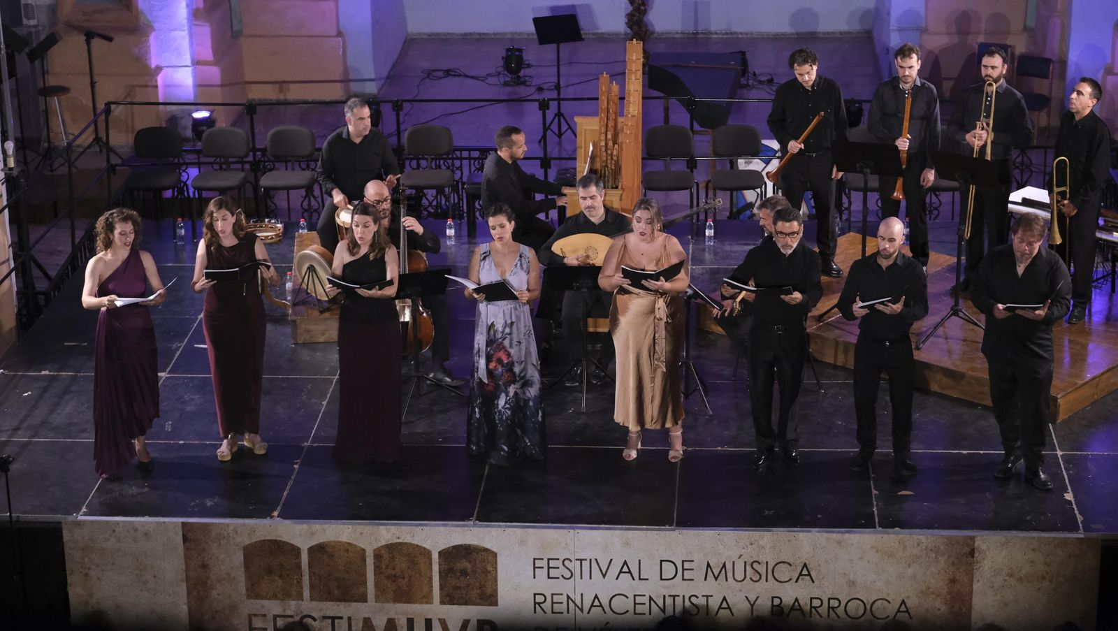 Actuación de Opera Omnia este viernes en el festival de Vélez-Blanco.