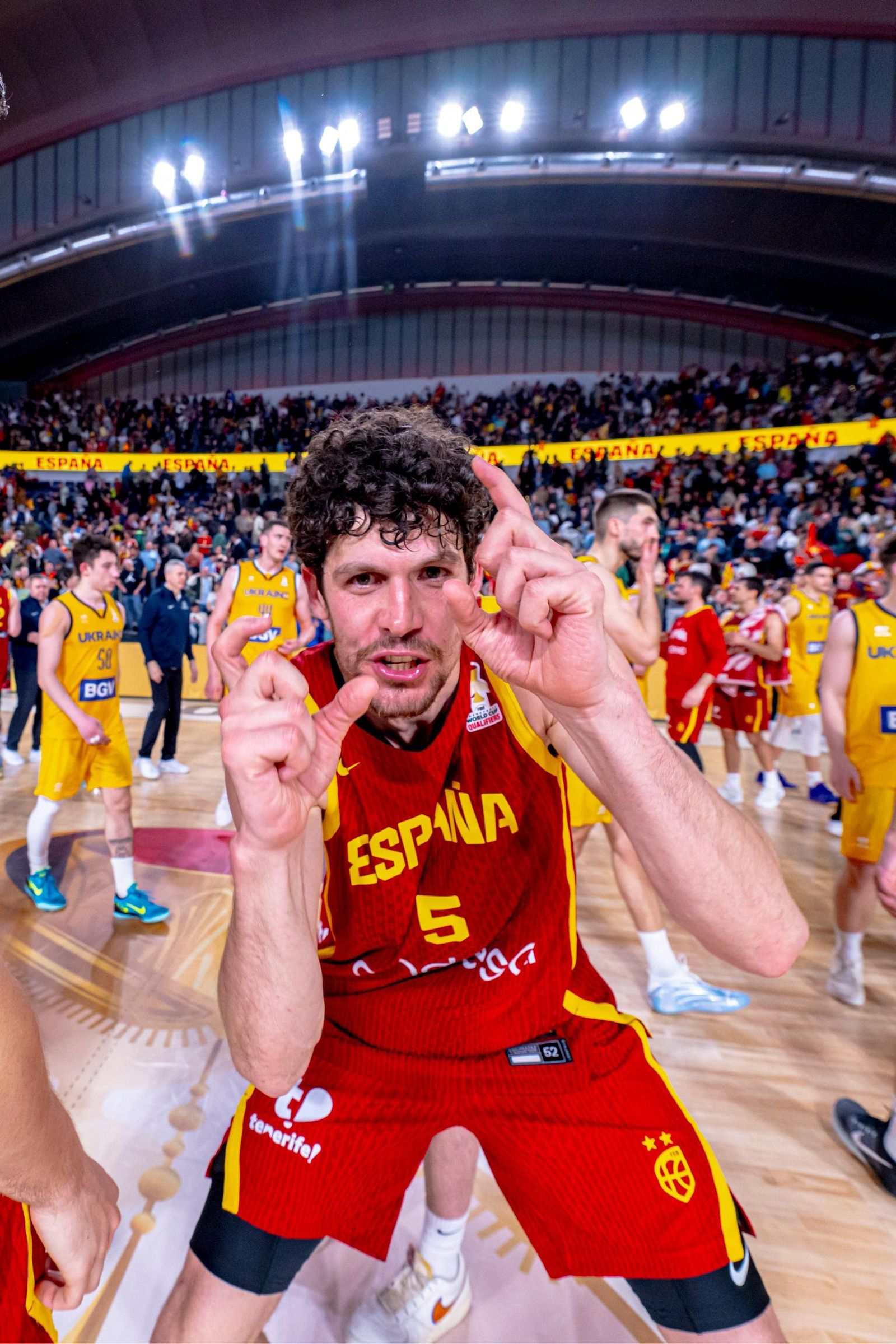 Las mejores fotos del España-Ucrania de baloncesto