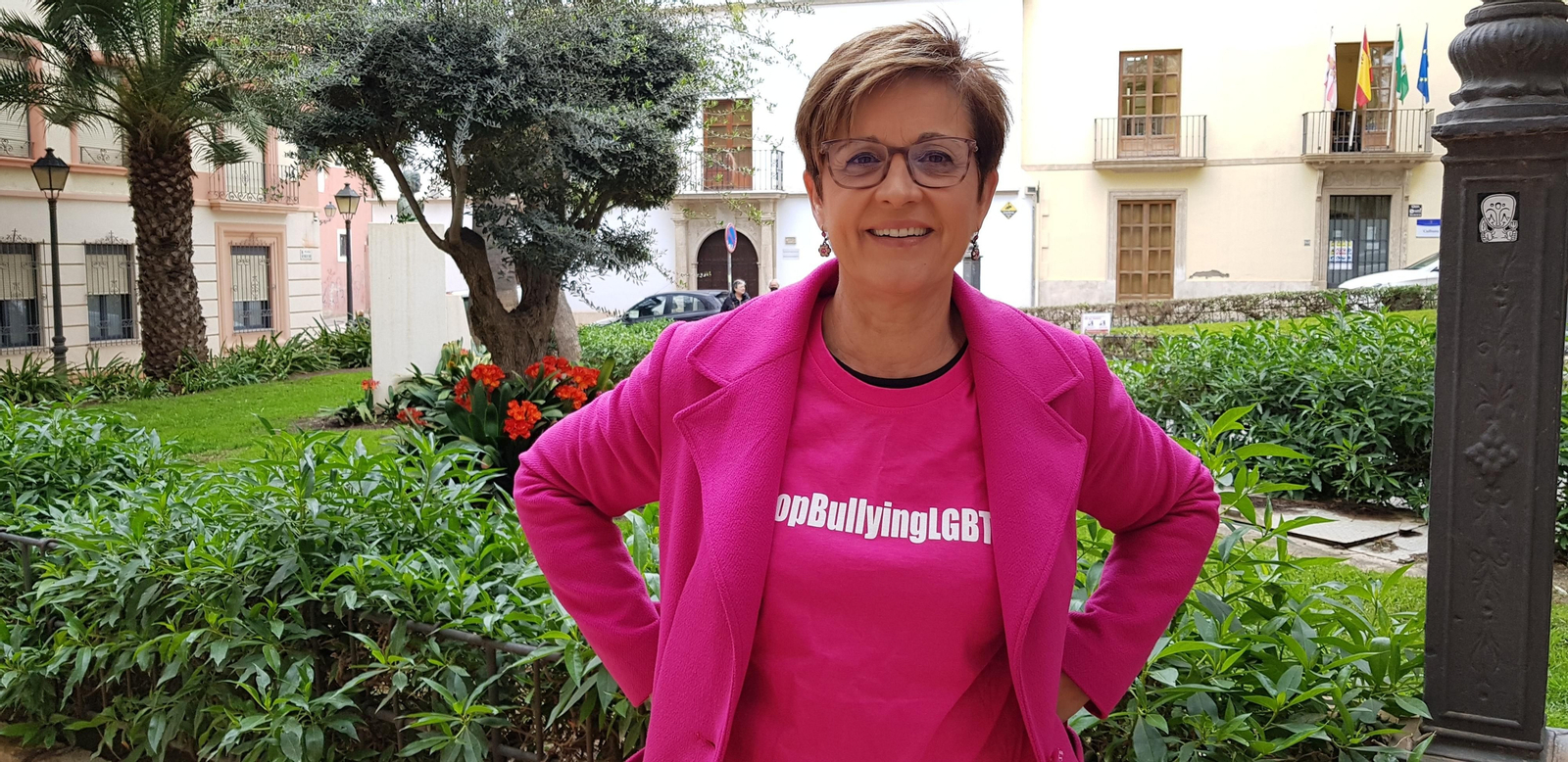 Valverde con una camisea con el lema ' stop bullying'