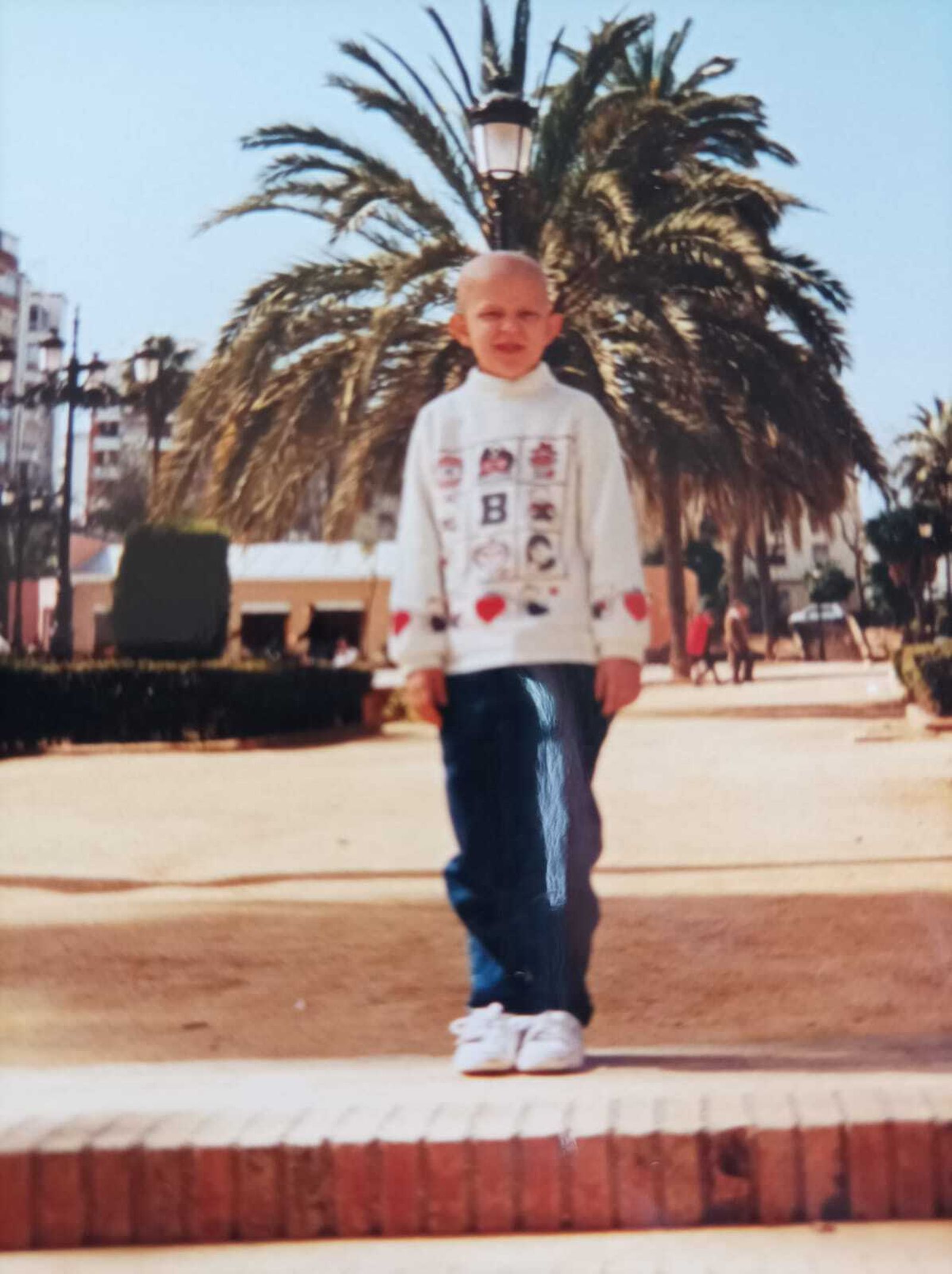 Elena cuando era una niña.