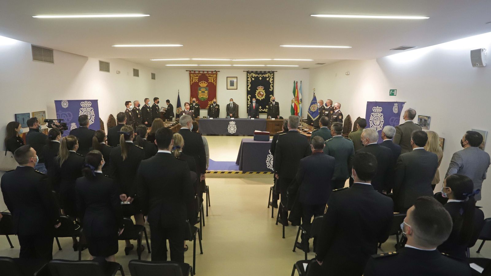 Fotos de la jura de cargo del nuevo comisario de la Policía Nacional en La Línea