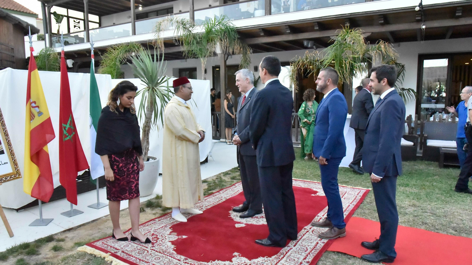Recepcion del Consul de Marruecos por el 20 Aniversario llegada al trono Mohamed VI
