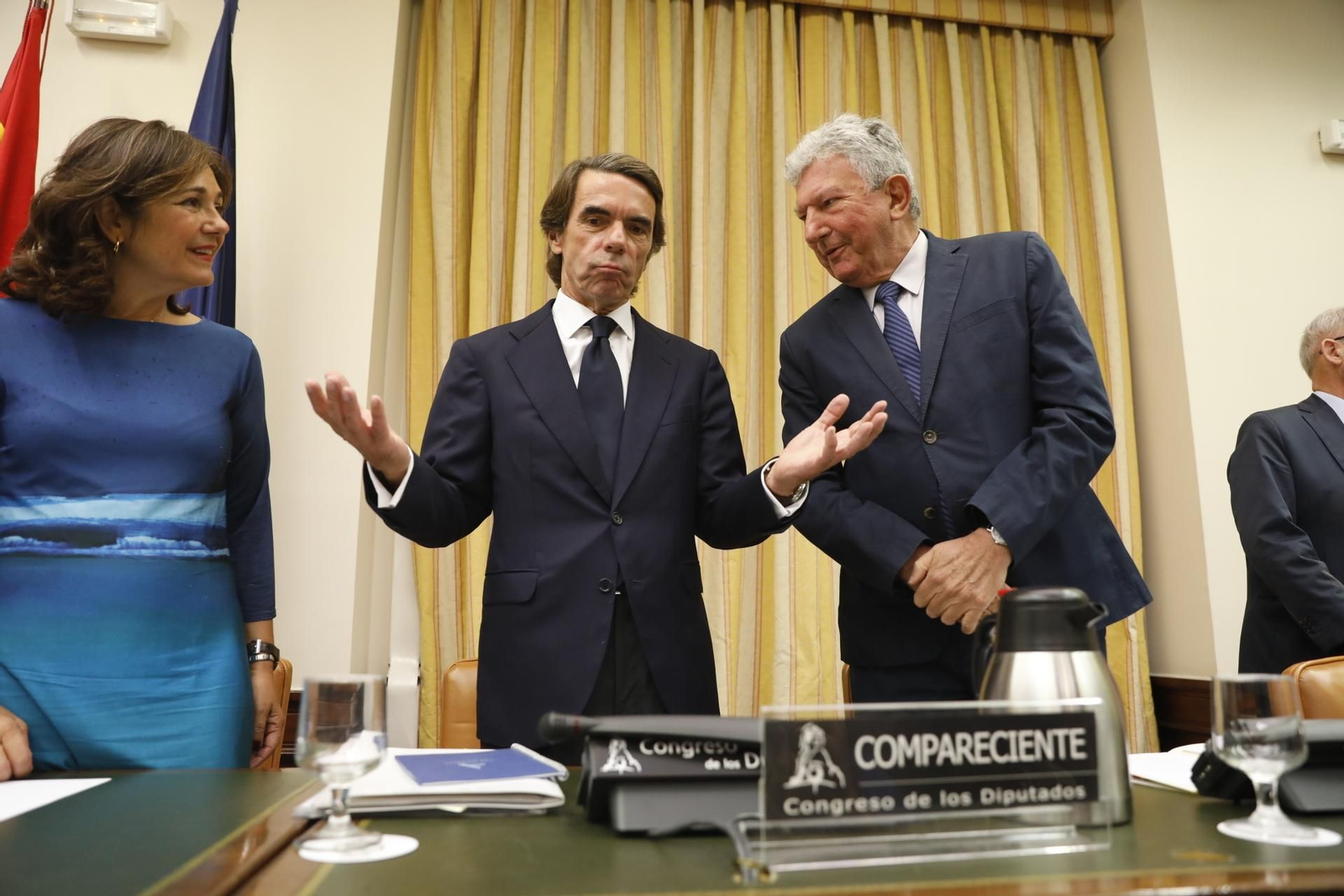 Comparecencia del expresidente del PP José María Aznar en la Comisión de Investigación sobre la presunta financiación ilegal del PP