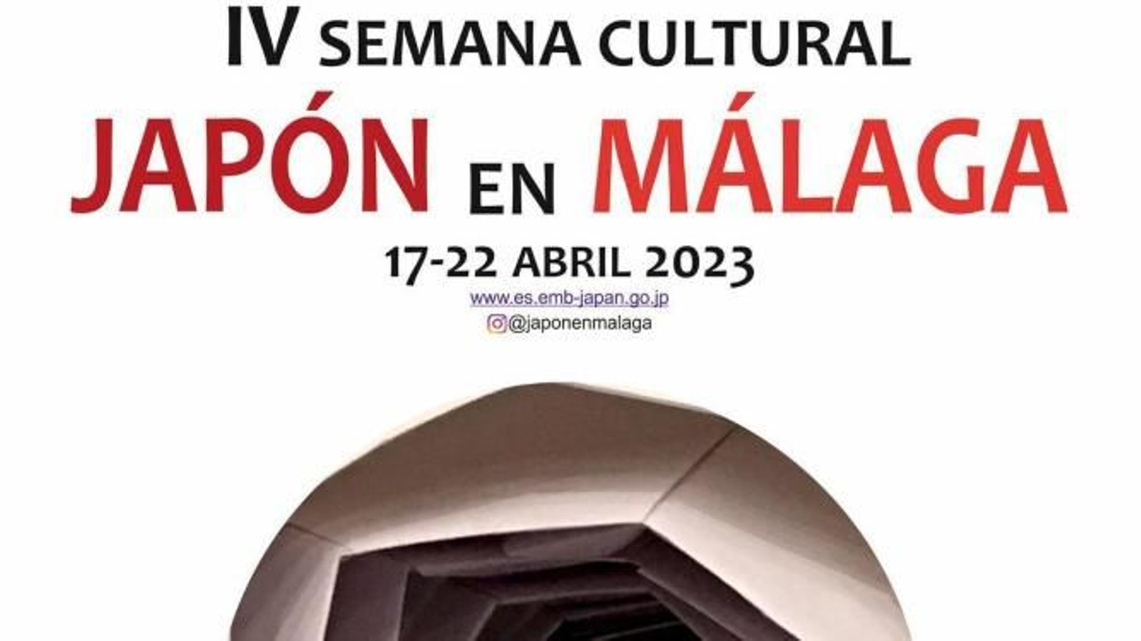 Cartel promocional de la IV Semana Cultural de Japón en Málaga Cartel promocional de la IV Semana Cultural de Japón en Málaga