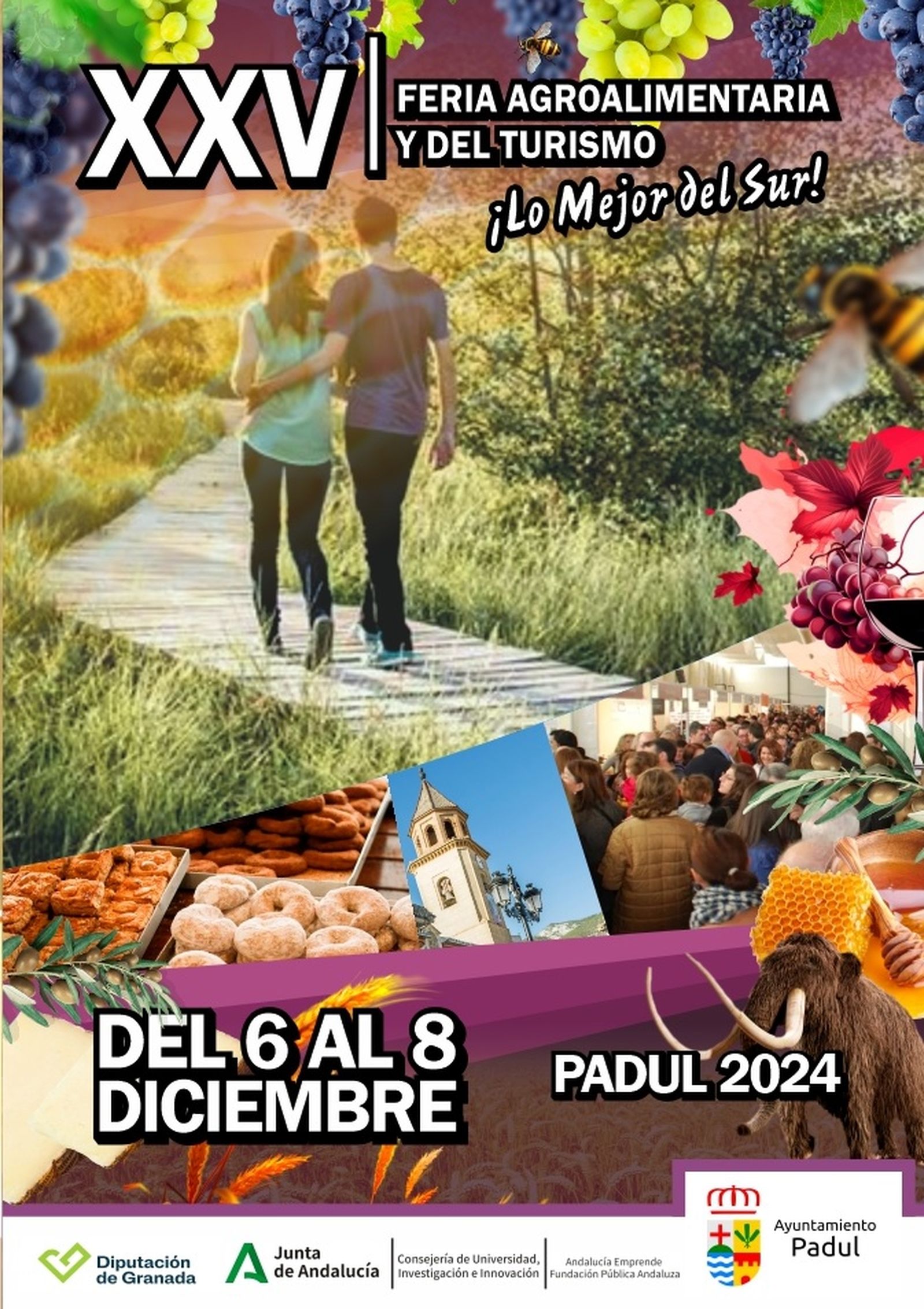 Cartel oficial de la Feria Agroalimentaria de Padul.