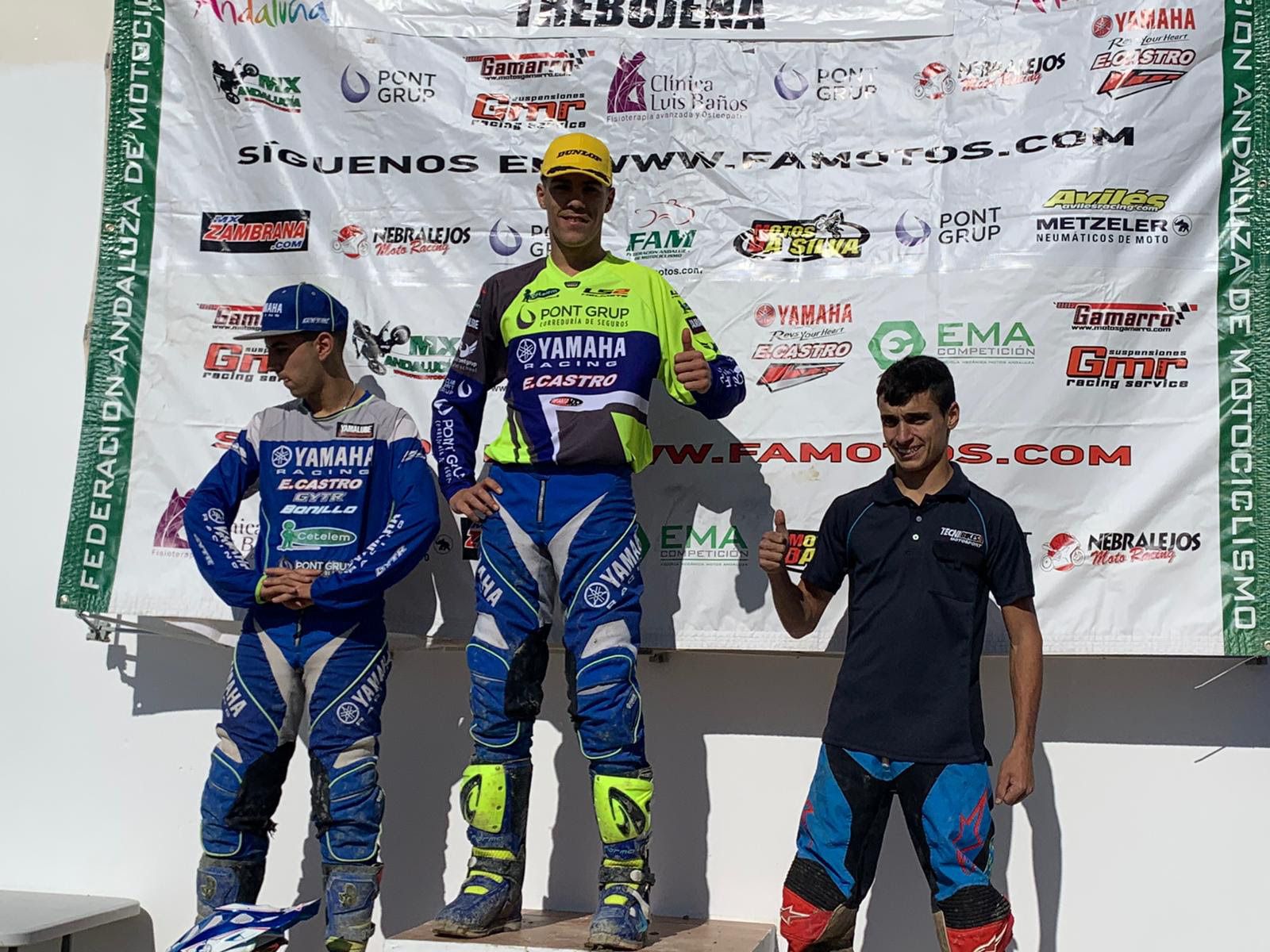 Doble victoria de Yamaha E. Castro en Andalucía