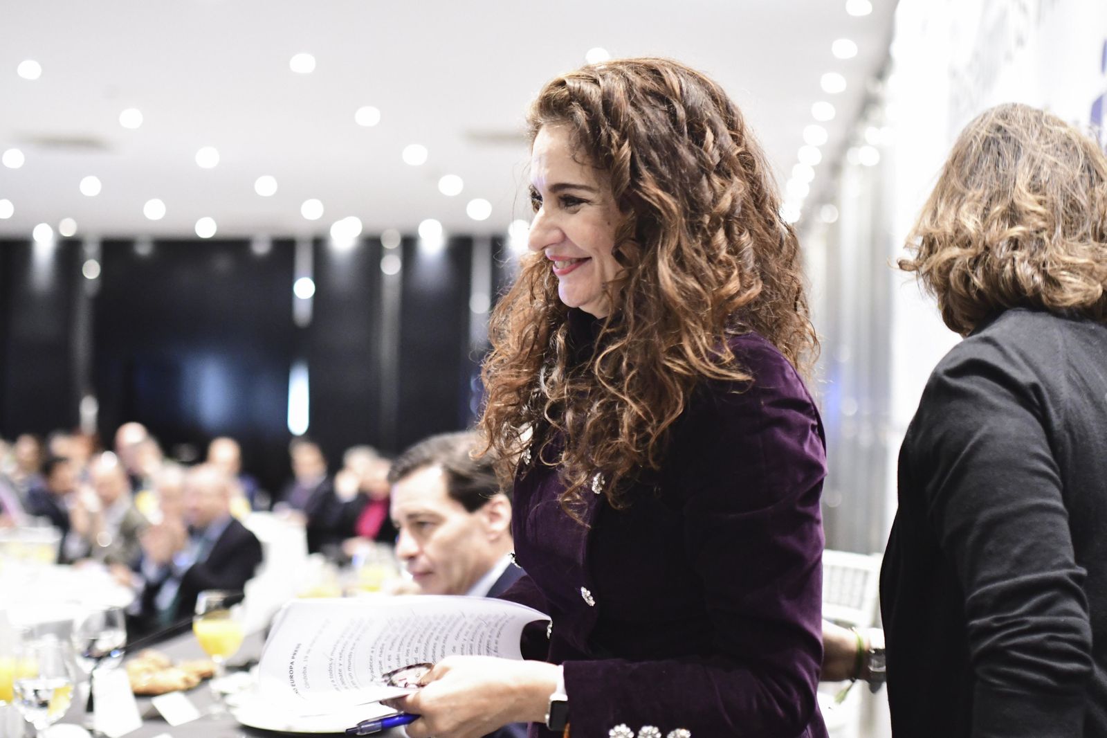 Montero ayer, durante su intervención en Córdoba.