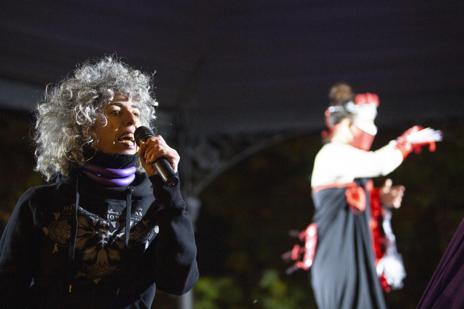 La manifestación del 25-N en Granada en imágenes