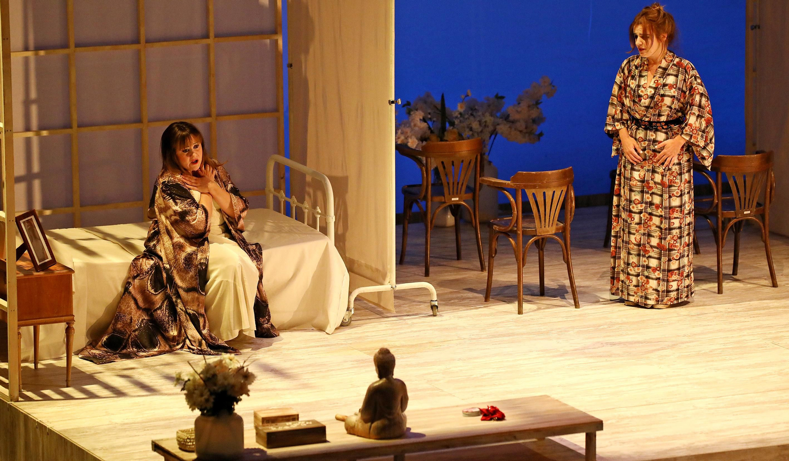 Imágenes de la ópera Madama Butterfly  con la jerezana Maribel Ortega como protagonista