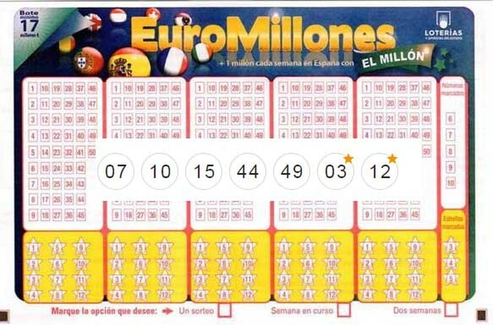 Euromillones: Un británico gana los 190 millones de euros