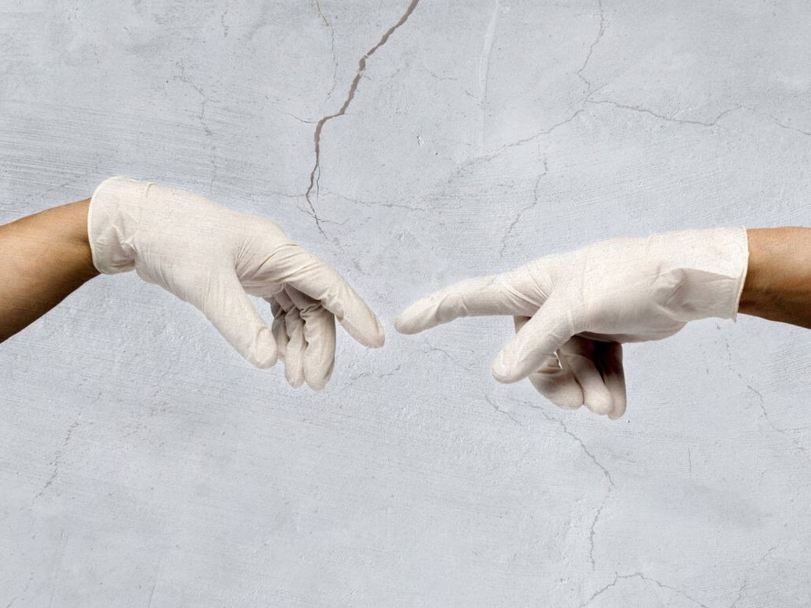 Representación artística del trabajo de los restauradores de arte.