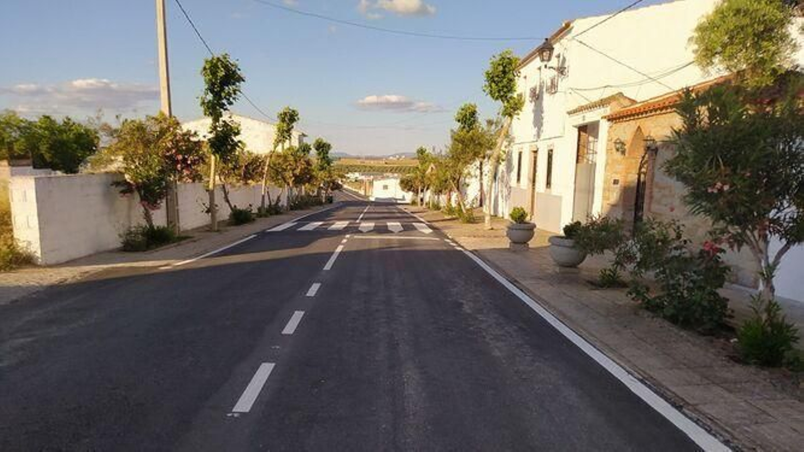 Una calle de Villaralto.