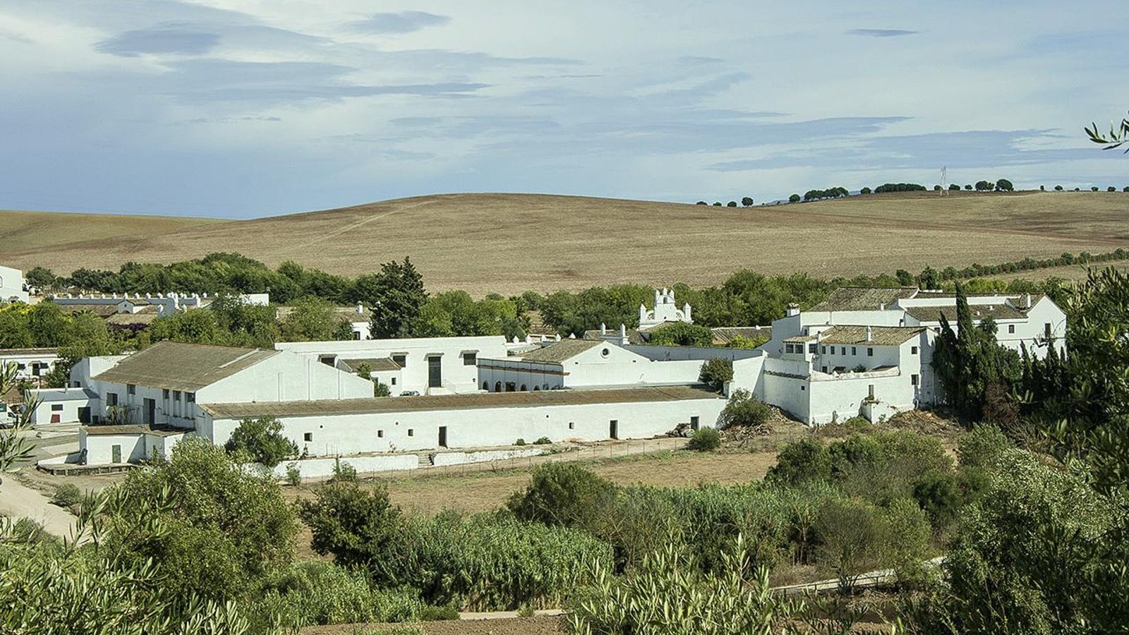 Vista de la Hacienda La Peñuela.
