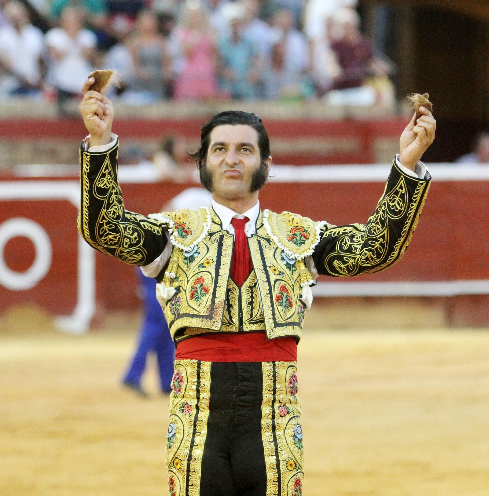 Imágenes de Morante de la Puebla durante la corrida de esta tarde en la Plaza de Toros La Merced