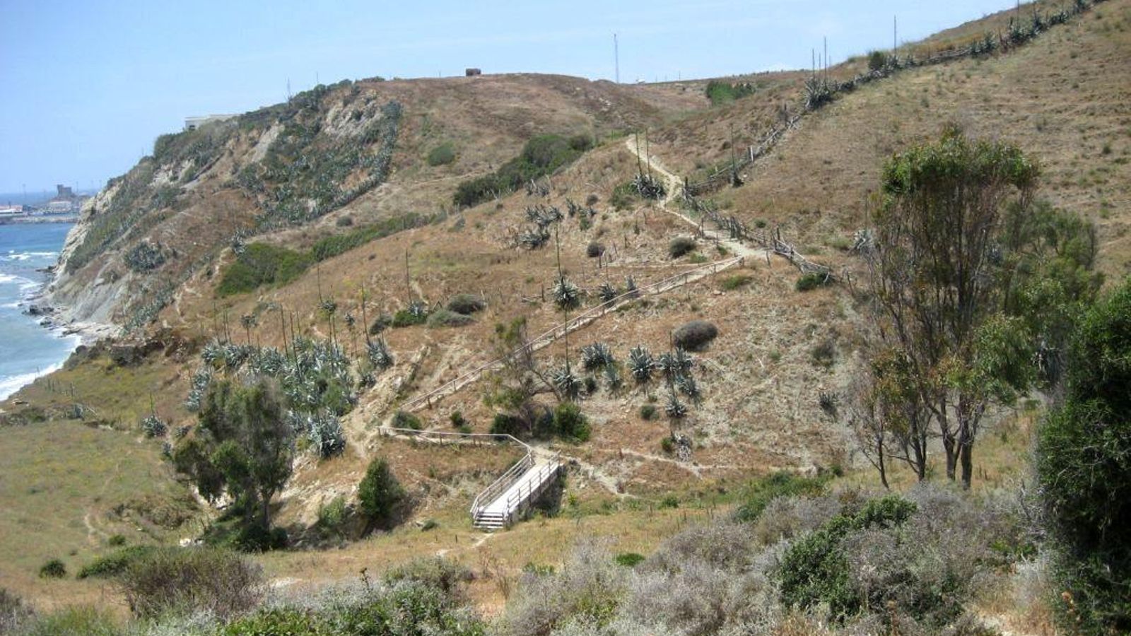 Ruta Colada de la Costa que une a Tarifa y Algeciras.
