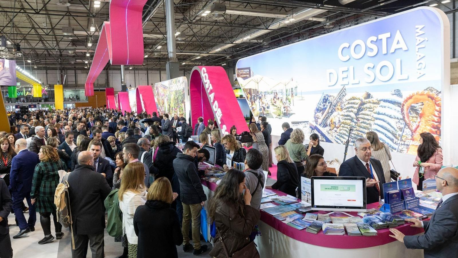 Asistentes a la Feria Internacional de Turismo de Madrid.