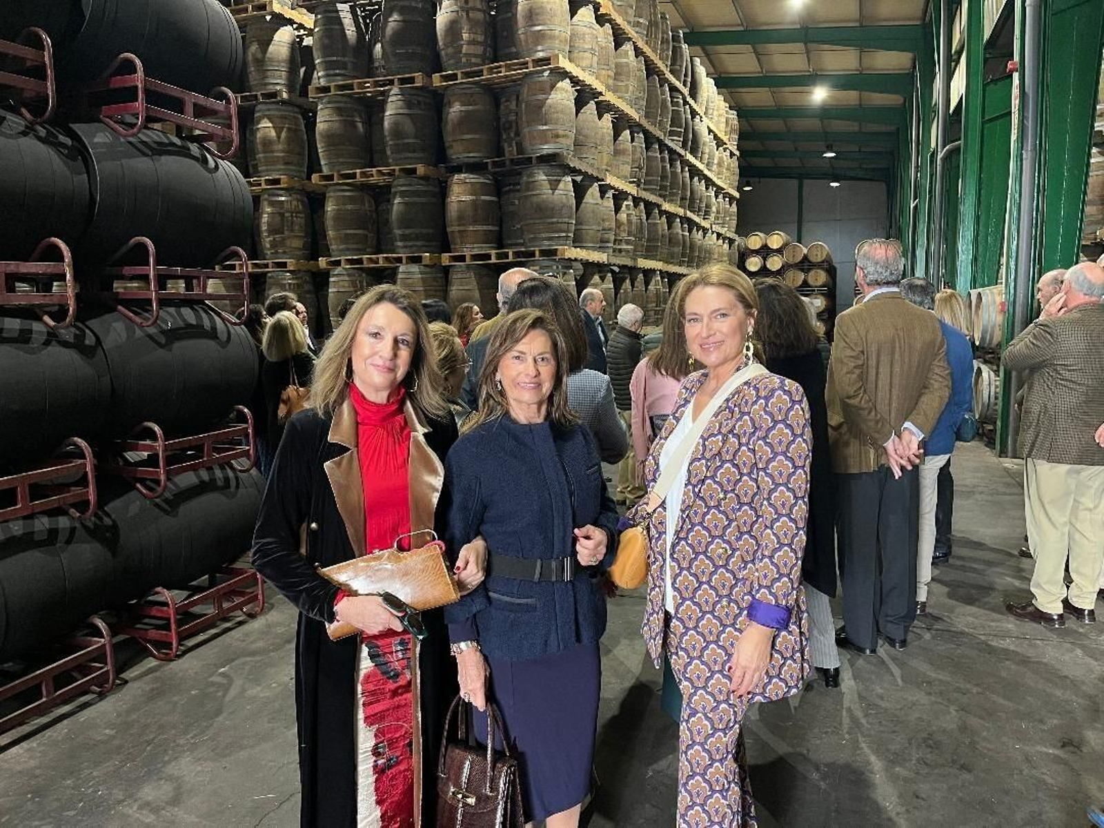 Macarena Maldonado, Mamen Ruiz y Caridad Moreno.