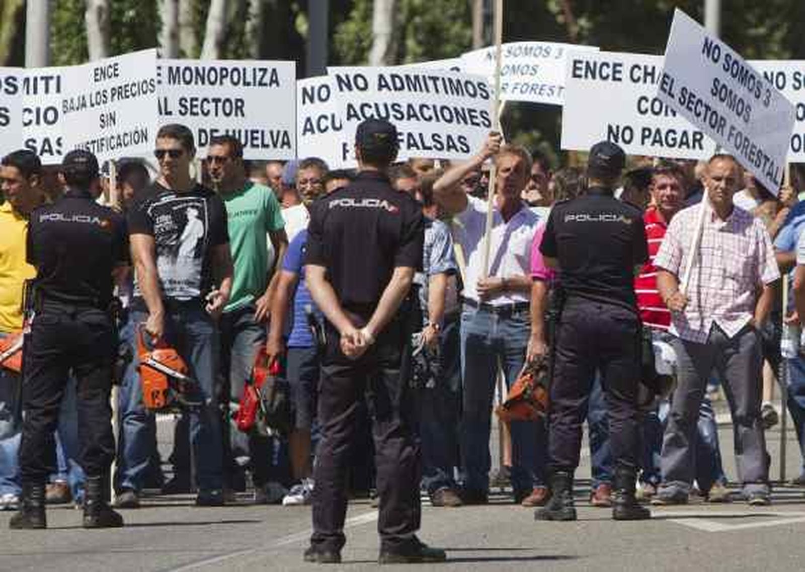 Ence no negociará si hay amenazas