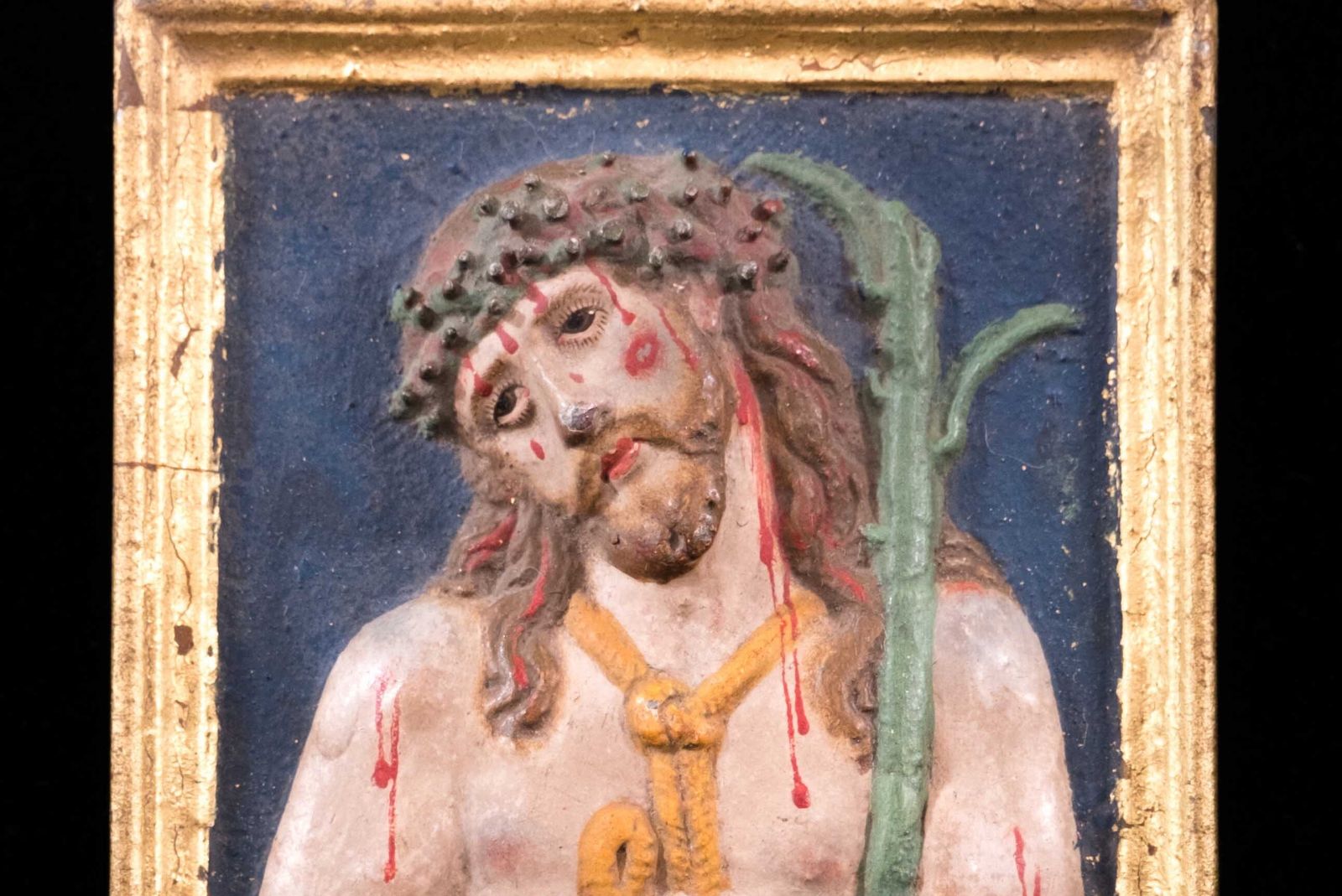 Una de las piezas que componen la muestra cuaresmal del Santo Ángel.