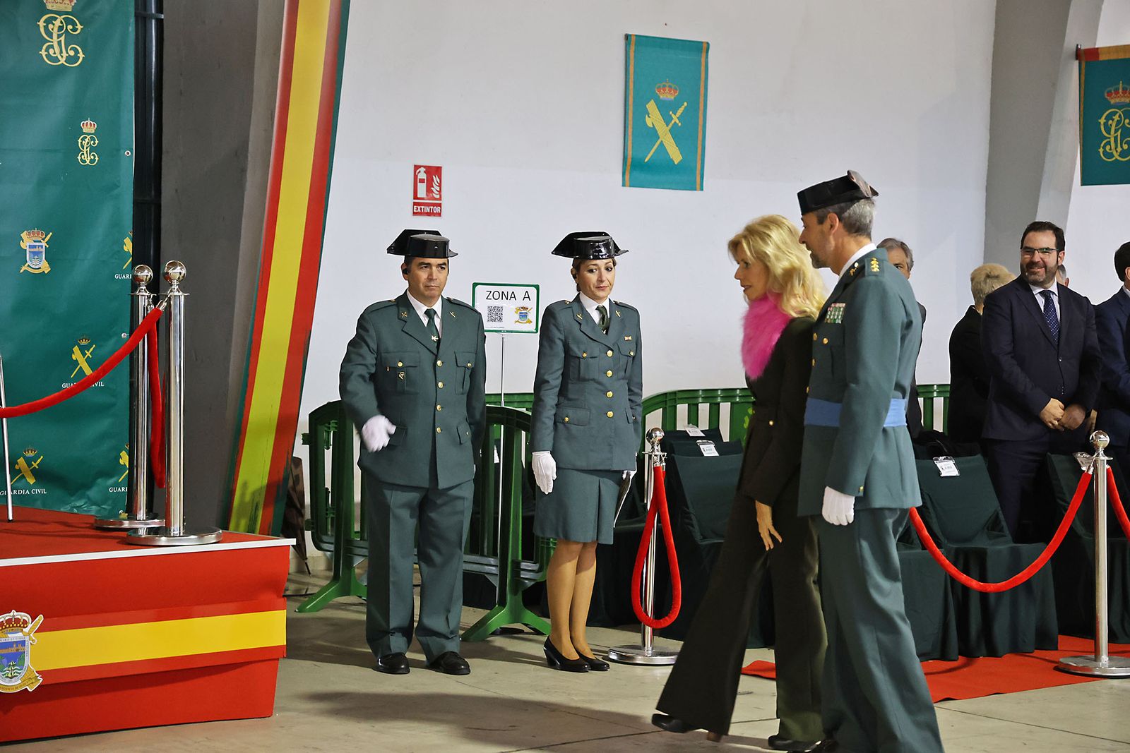 Imágenes de la jura del cargo de Julio Serrano Checa como Jefe de la Comandancia de la Guardia Civil de Huelva