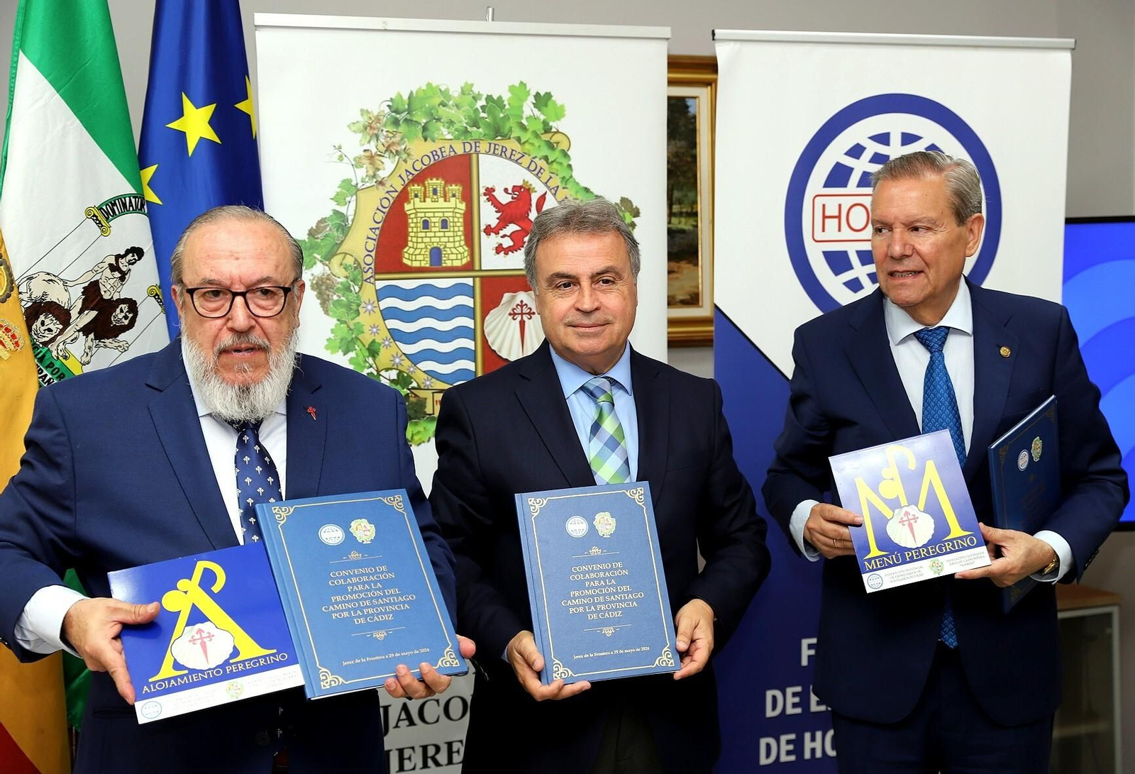Carlos José Perdigones, Antonio Real y Antonio de María Ceballos Carlos José Perdigones, Antonio Real y Antonio de María Ceballos