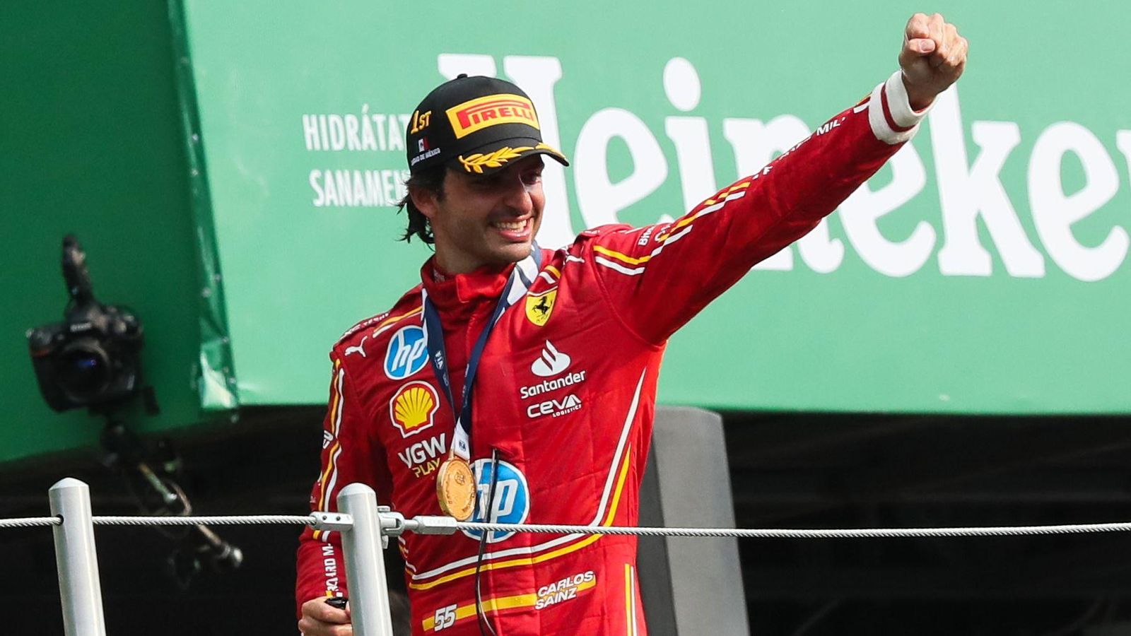 Las fotos del triunfo de Carlos Sainz en México