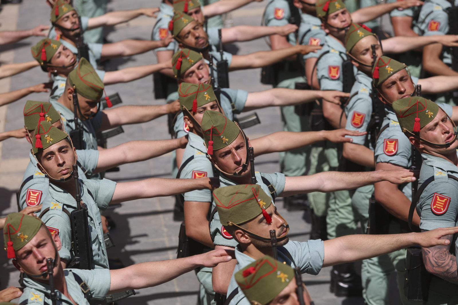 Las fotos de la Legión, en el Jueves Santo de Málaga