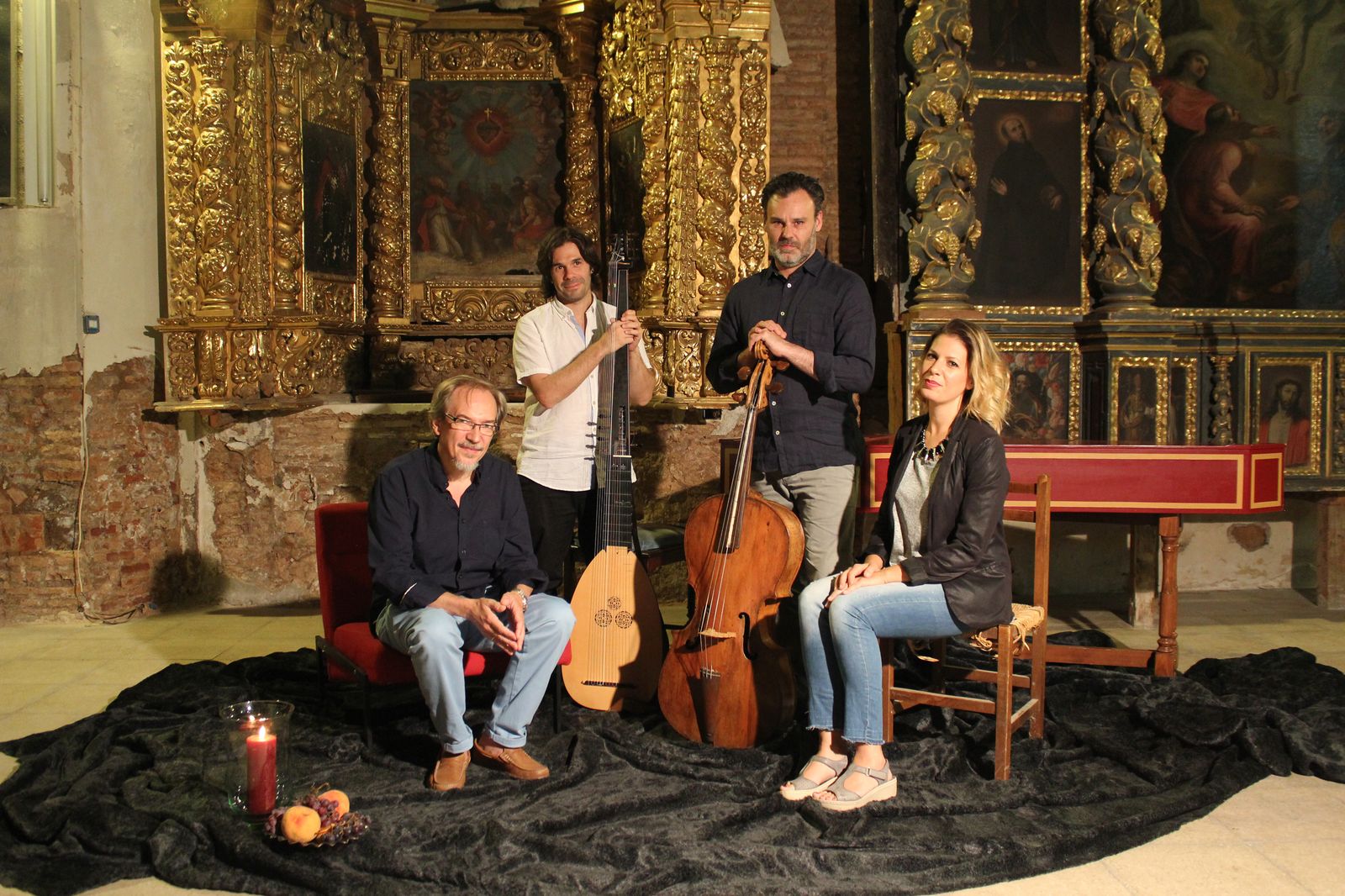 Luis Antonio González, Miguel Rincón, Pedro Reula y Olalla Alemán.