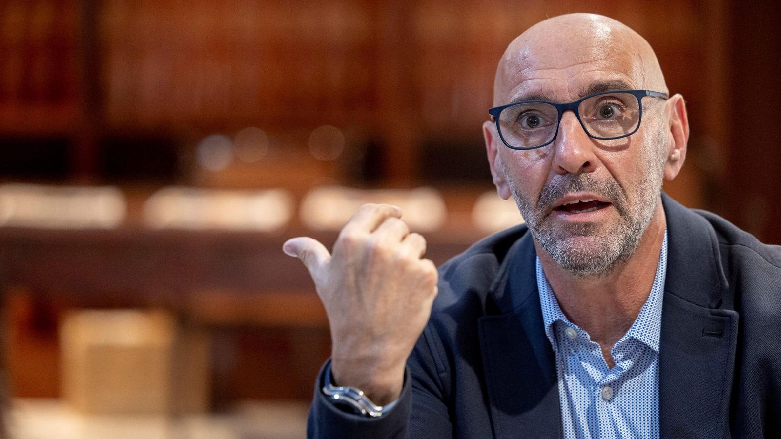 'Monchi', durante su entrevista con Diario de Cádiz el pasado martes.