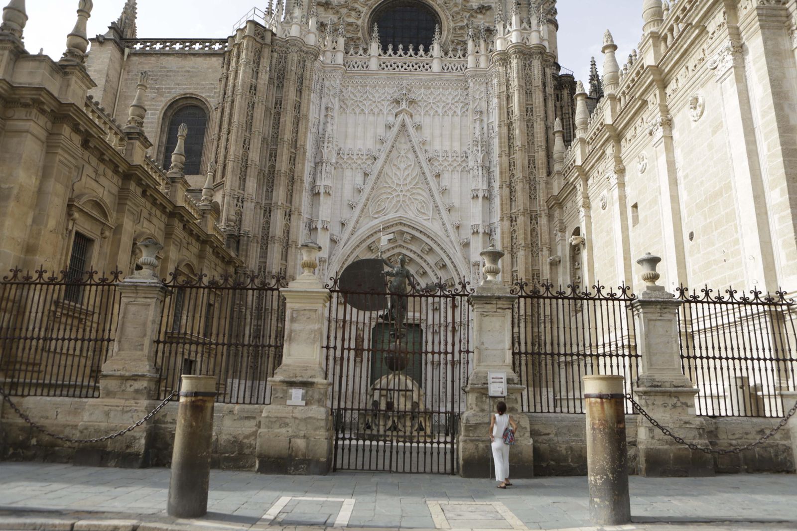 La Puerta del Príncipe de la Catedral de Sevilla.