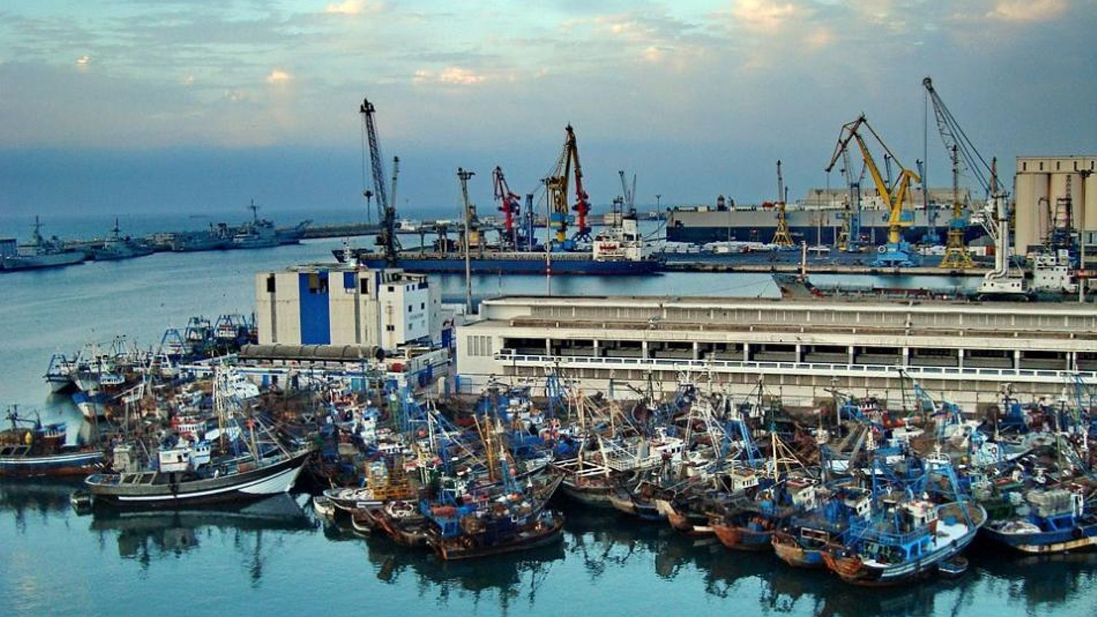 Puerto de Casablanca (Marruecos).