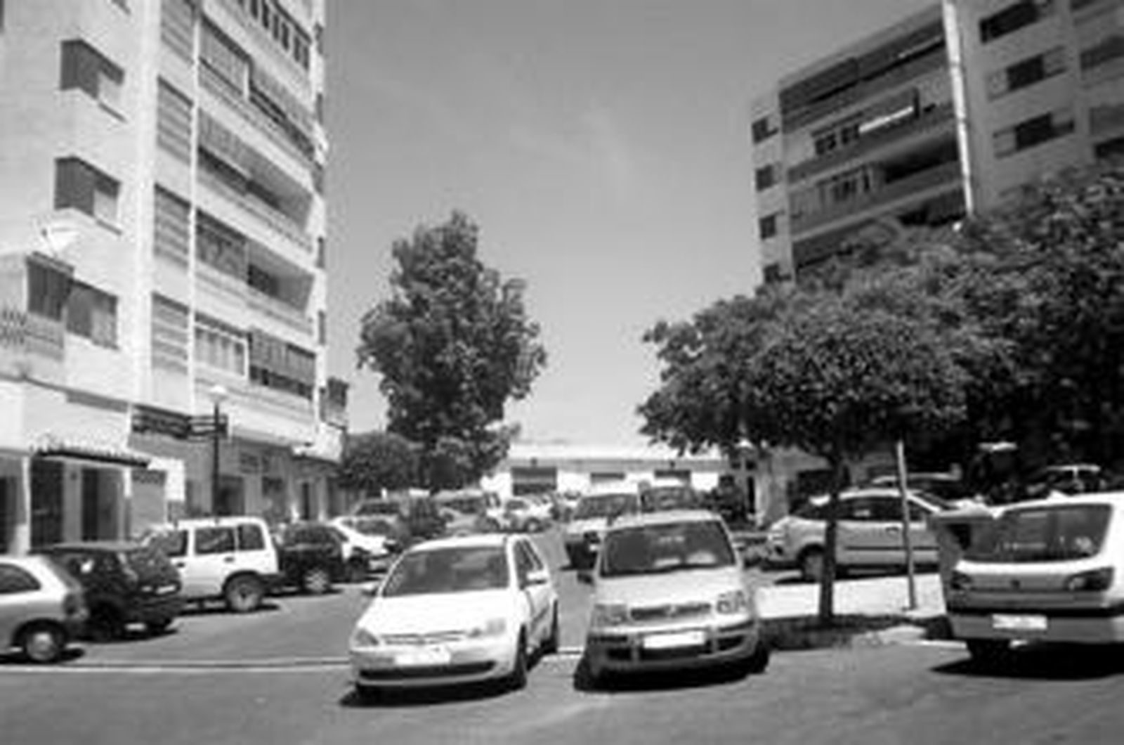 Lugar donde se construirá el aparcamiento.