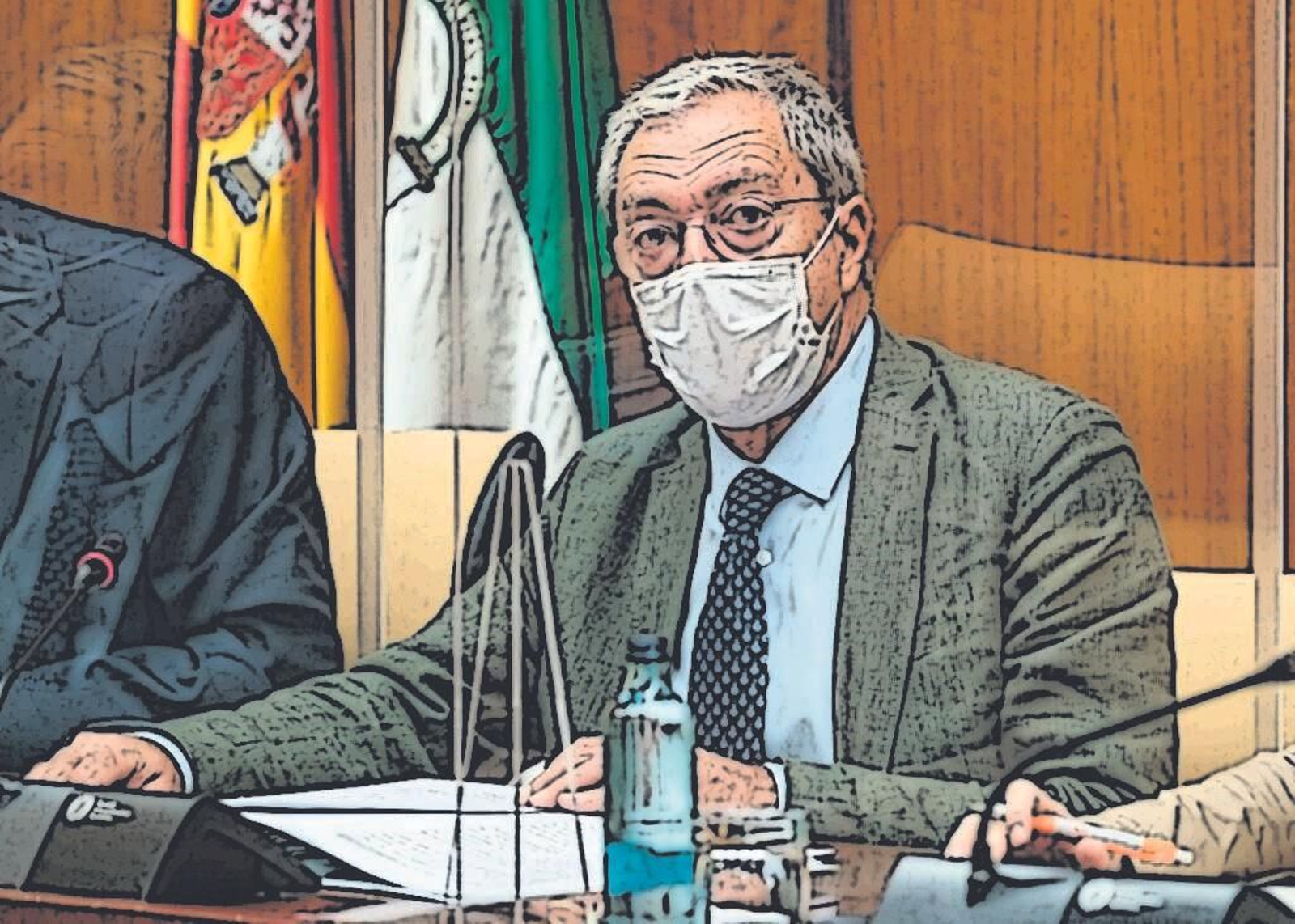 La siesta productiva del consejero Rogelio