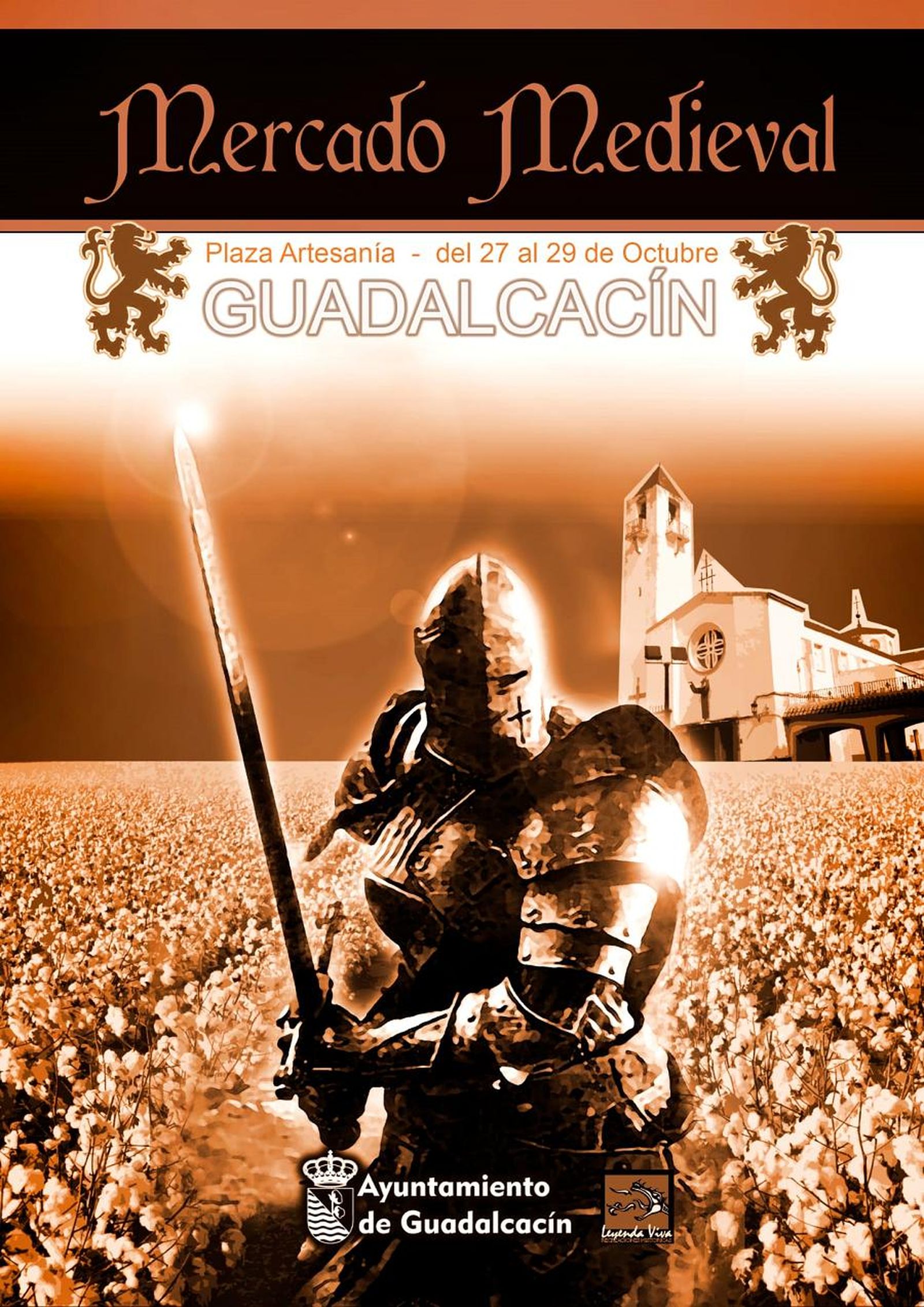 Cartel del mercado medieval.