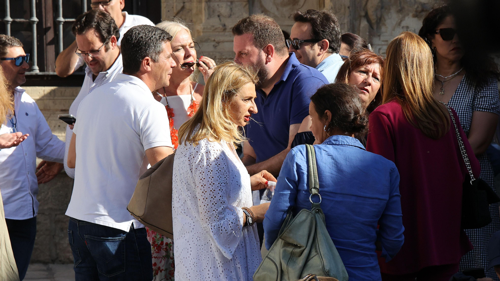 Dolors Montserrat, en campaña de las Europeas en Jerez